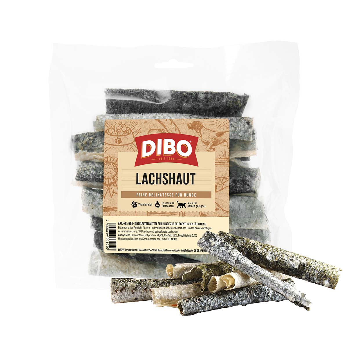 DIBO Lachshaut 50g