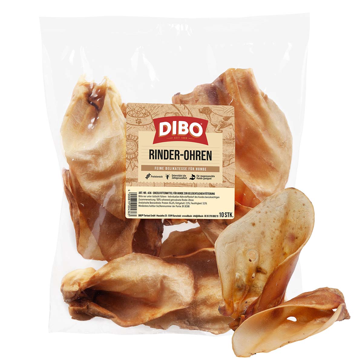DIBO Rinderohren 10 Stück
