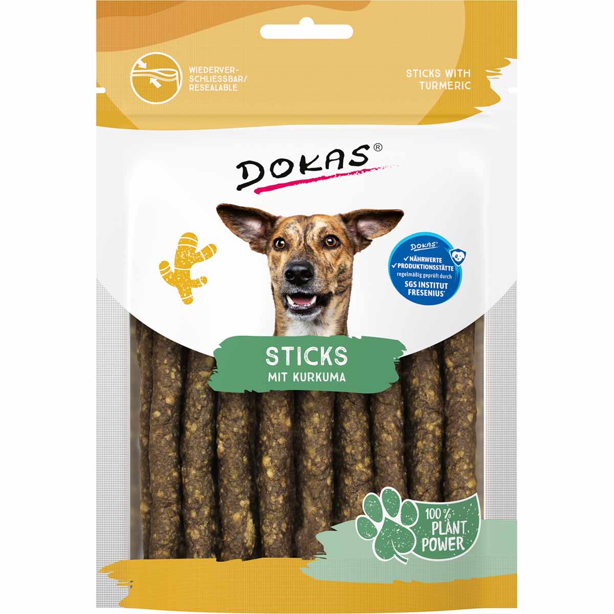 Dokas Sticks mit Kurkuma