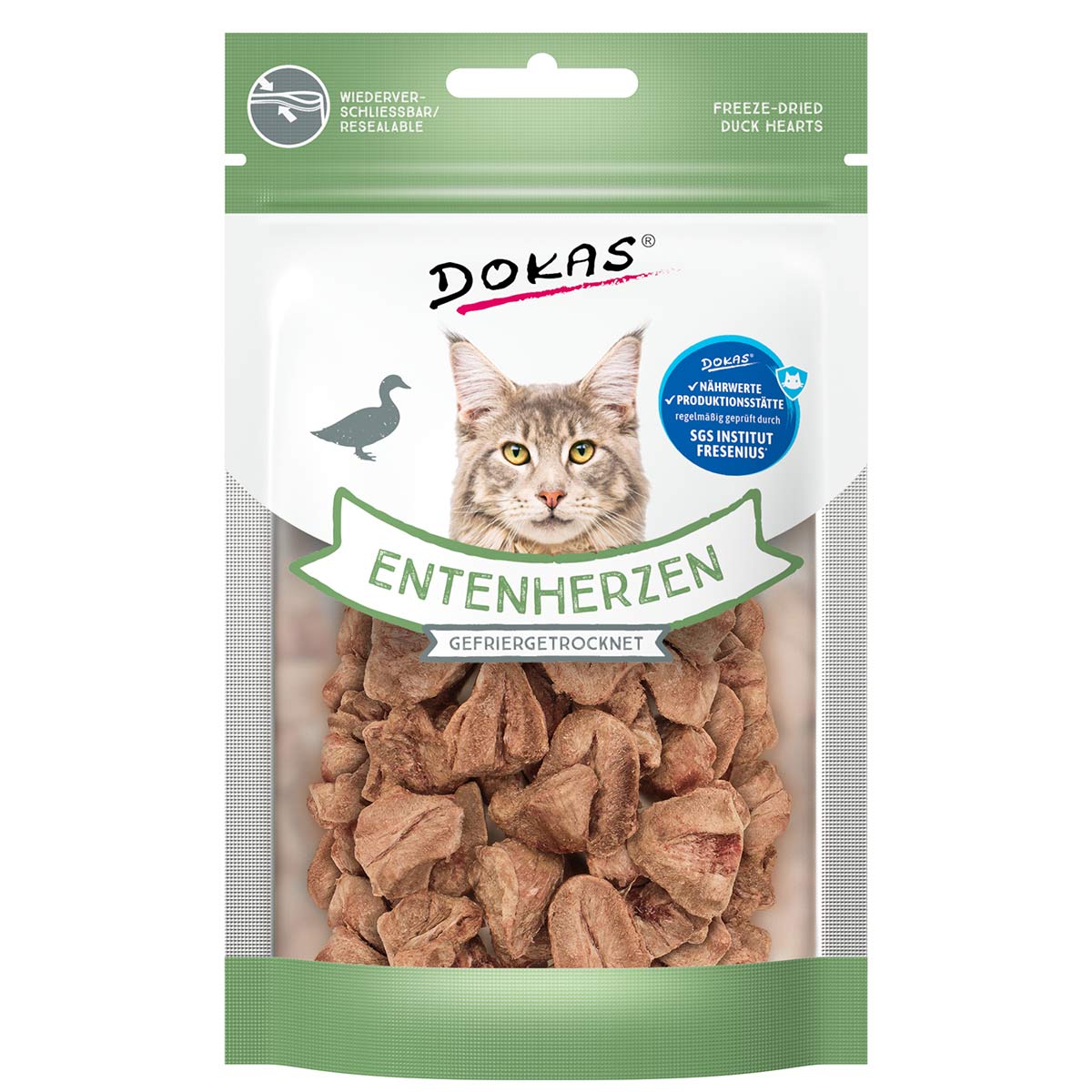 Dokas Entenherzen, gefriergetrocknet