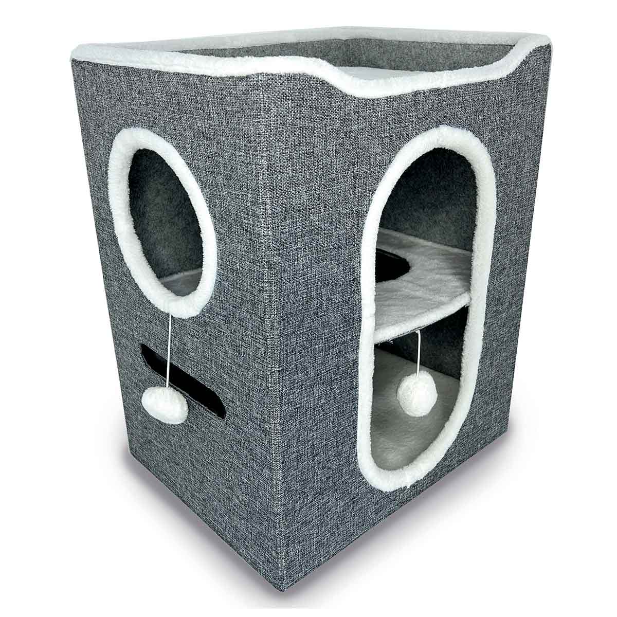 duvoplus faltbares Katzenhaus Gene 46 x 36 x 58 cm