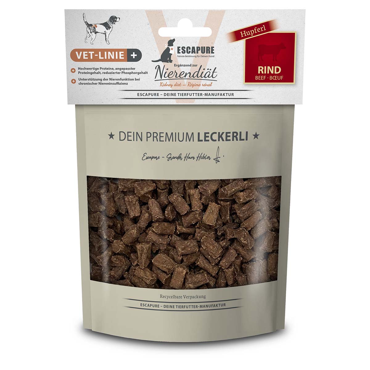 Escapure VET-Nierendiät Hupferl Rind 150g