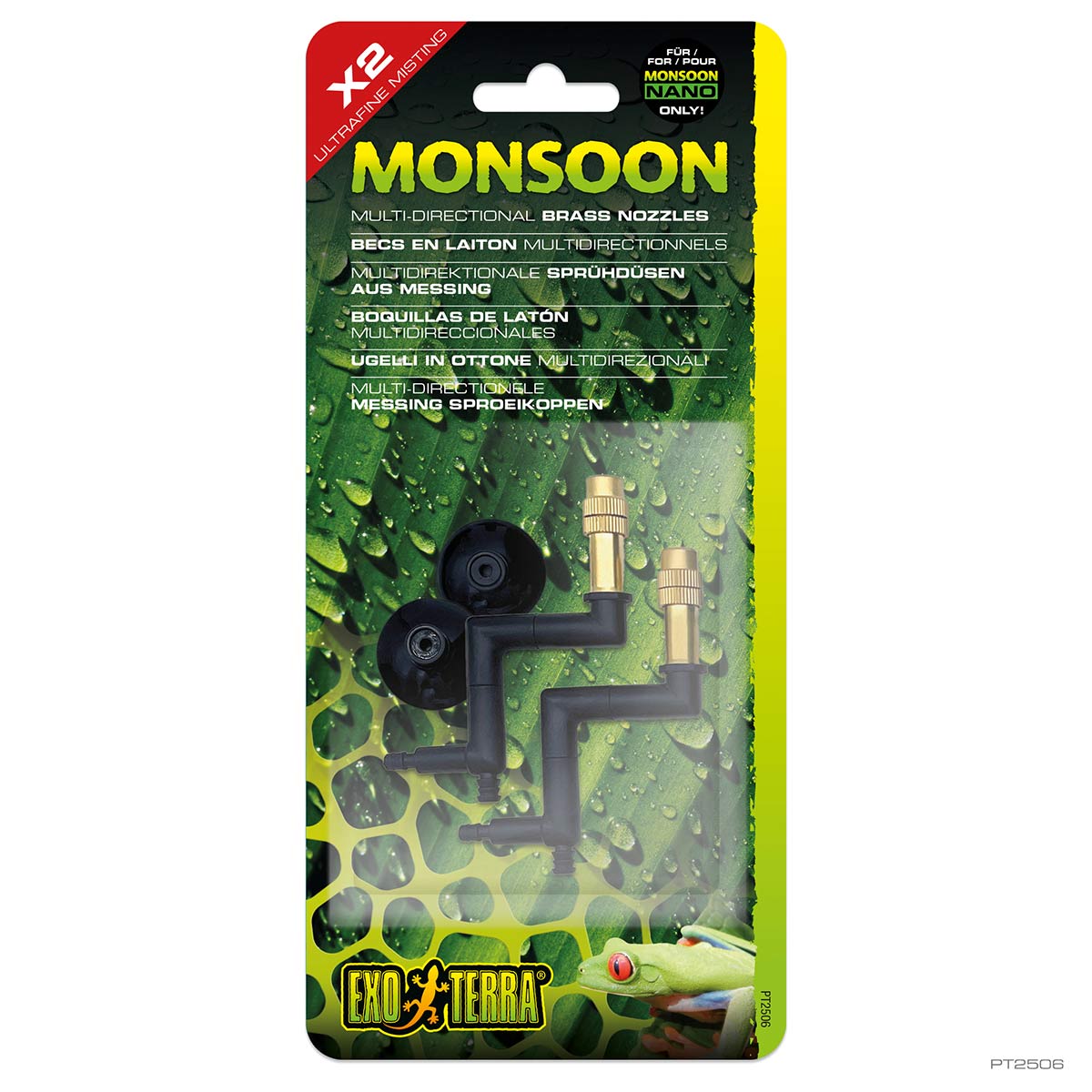 Exo Terra Sprühdüsen Monsoon aus Messing 2x
