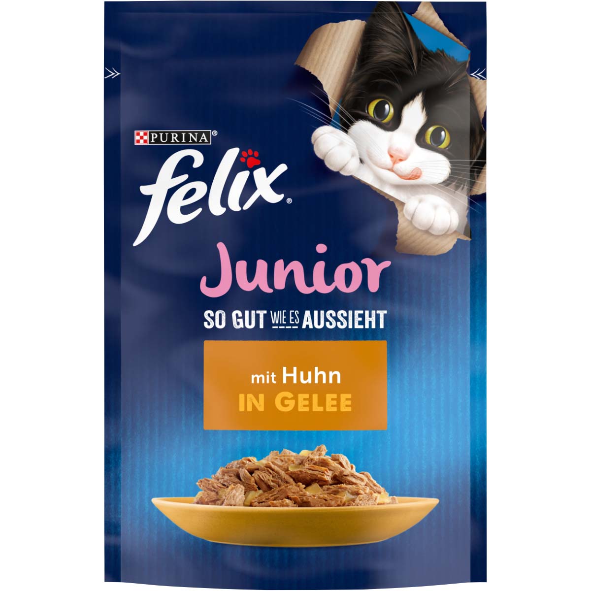 FELIX So gut wie es aussieht in Gelee Junior mit Huhn