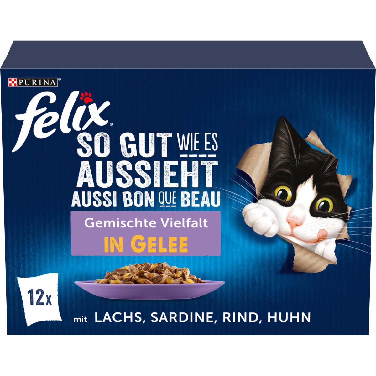 FELIX So gut wie es aussieht in Gelee Senior Gemischte Vielfalt 12x85g