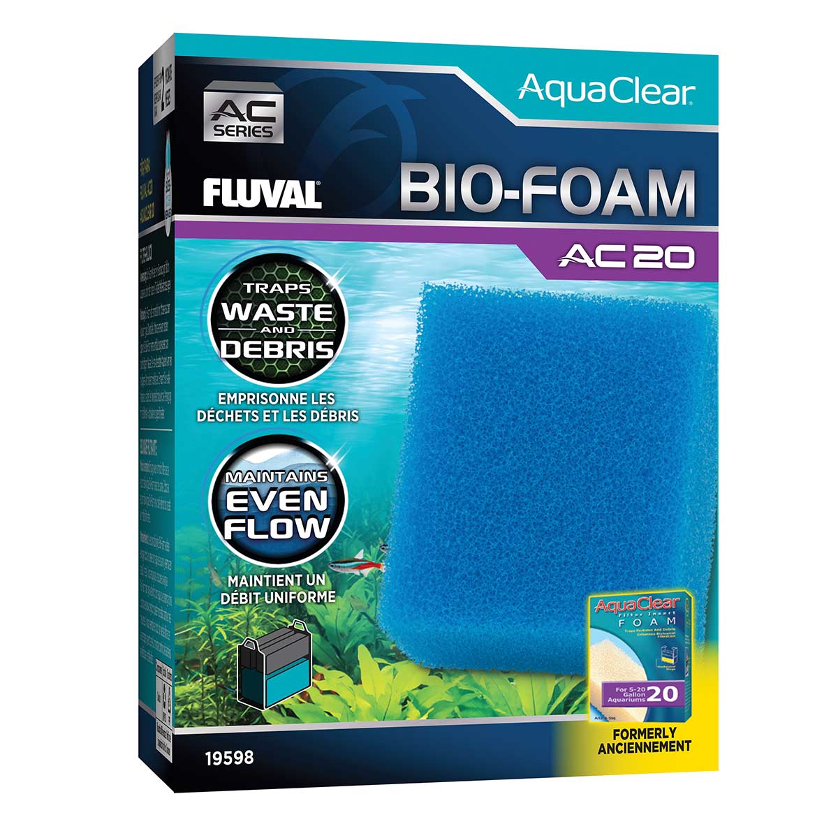 Fluval AquaClear Bio-Foam Filtereinsatz