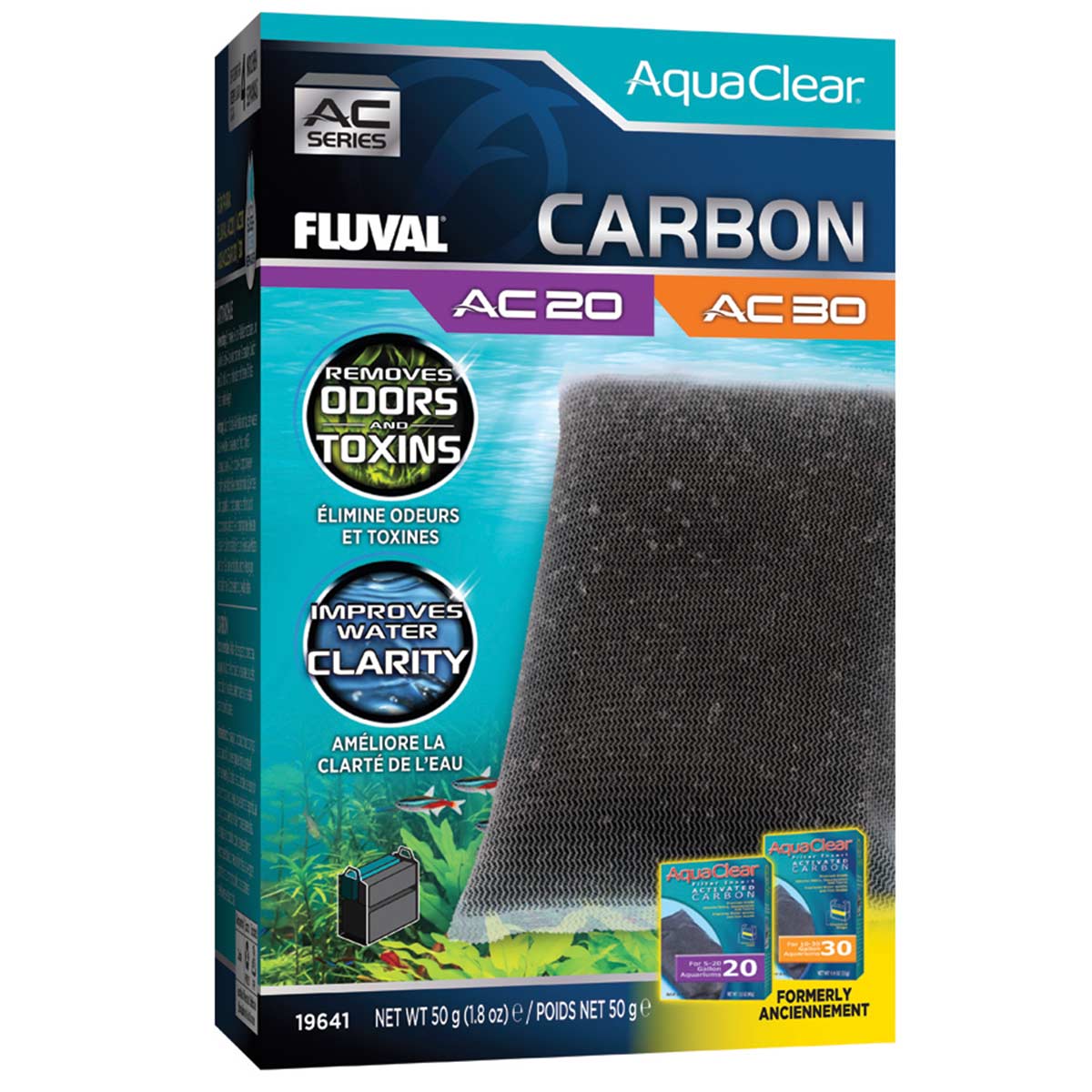 Fluval AquaClear Carbon Filtereinsatz AC20/30
