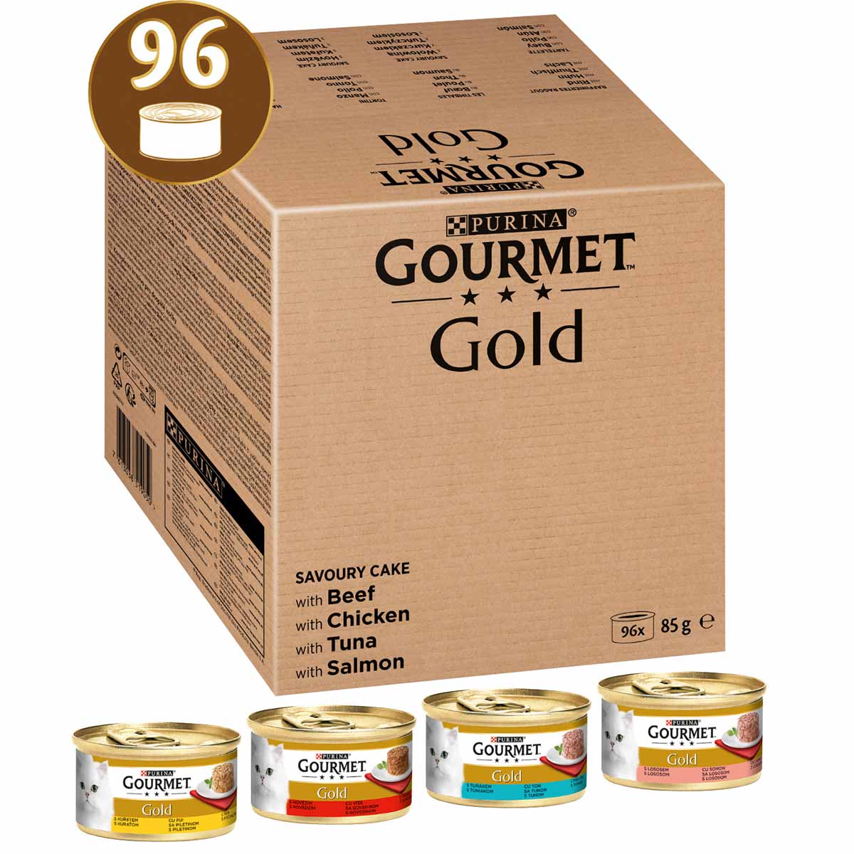 GOURMET Gold Raffiniertes Ragout Mixpaket 96x85g