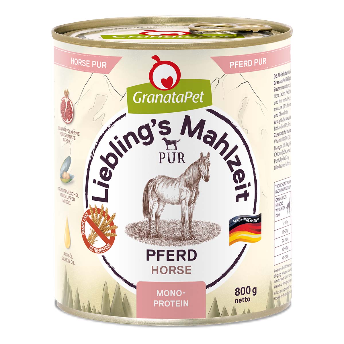 GranataPet Liebling's Mahlzeit Pferd PUR