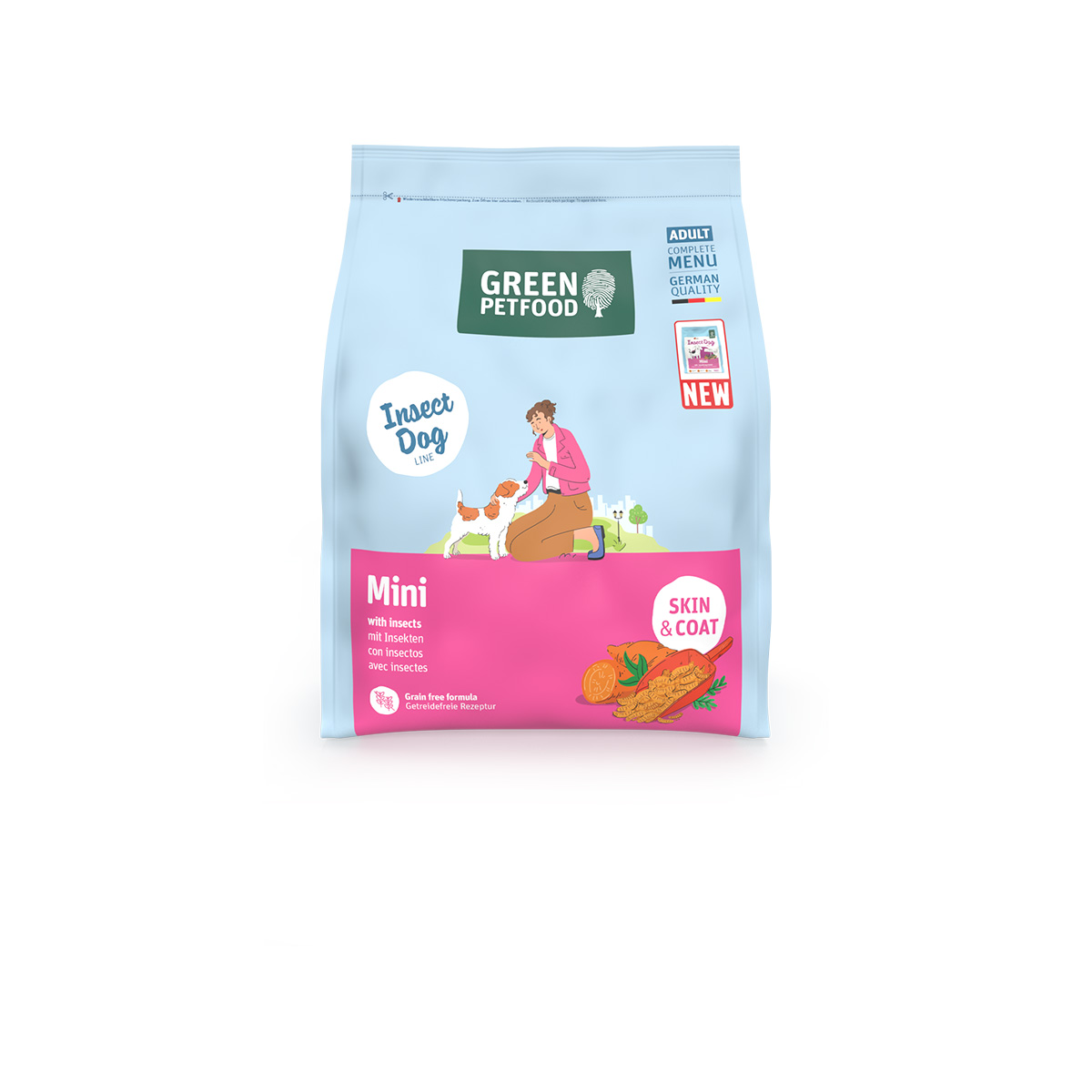 Green Petfood Mini with Insects