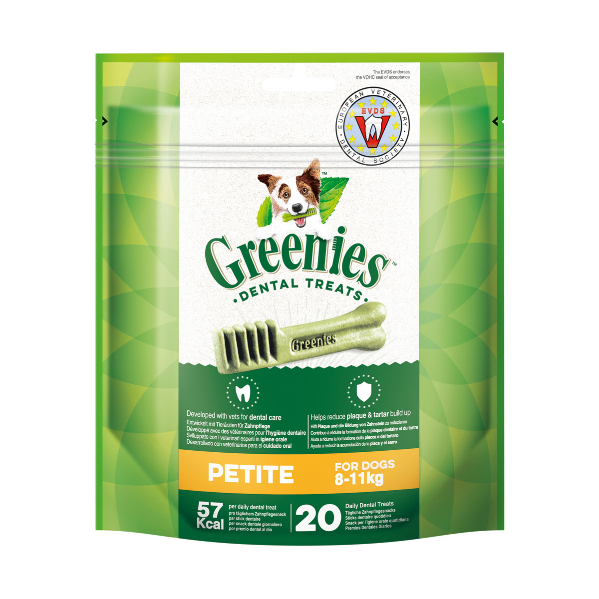 Greenies Petite Zahnpflegesnacks für Hunde von 8-11kg