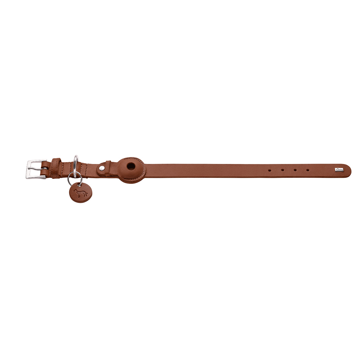 HUNTER Halsband Viborg cognac AirTag Halter