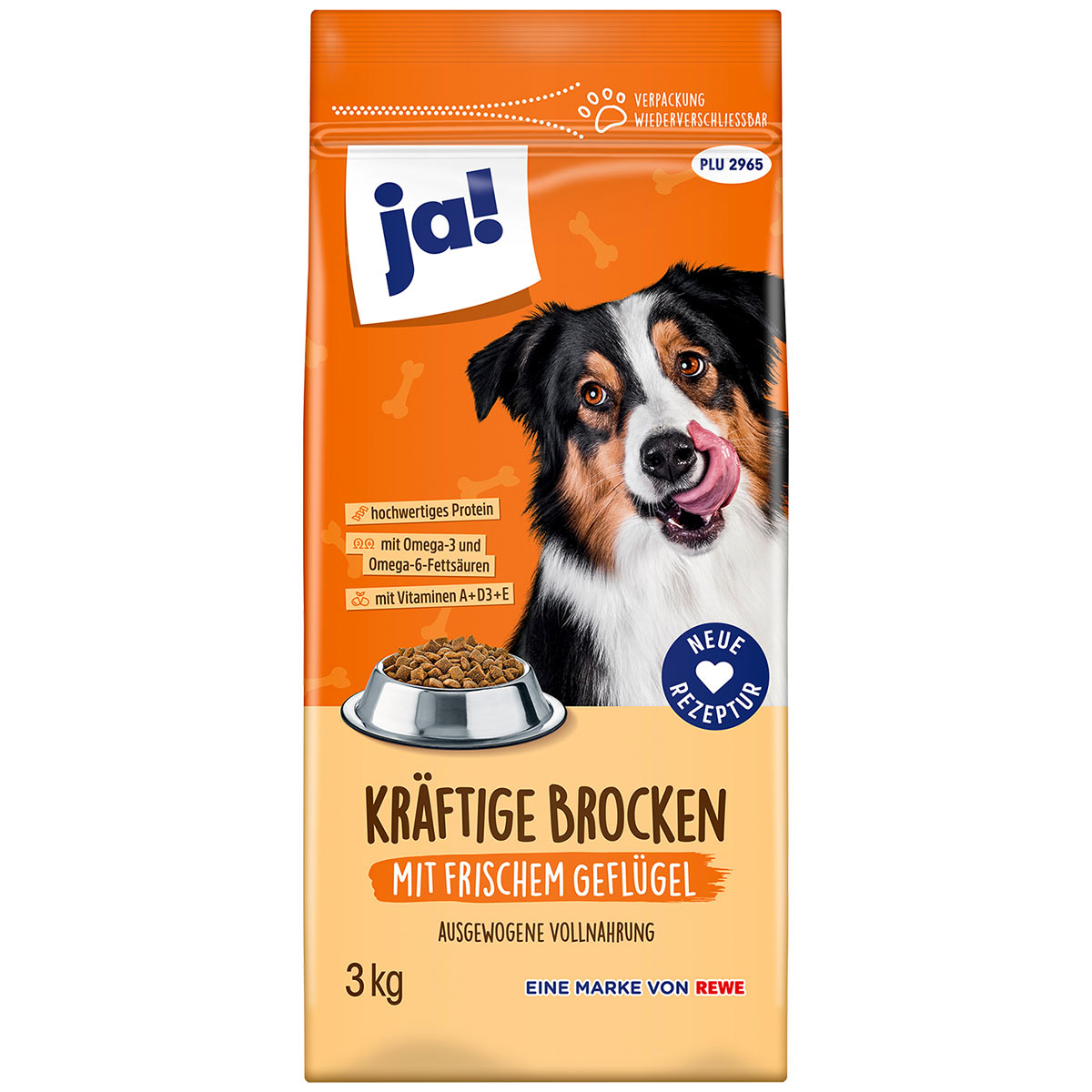 ja! Kräftige Brocken mit Geflügel