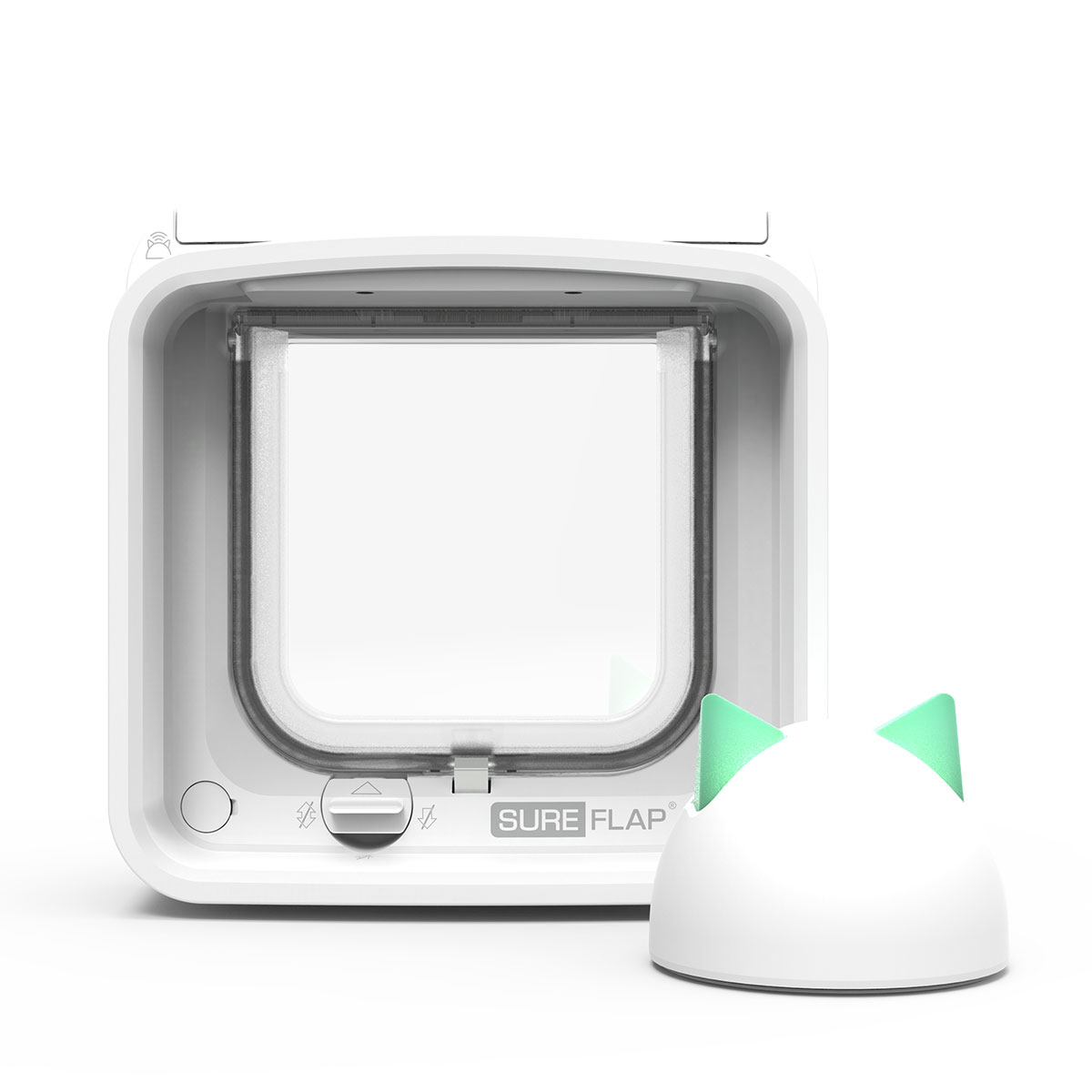 SureFlap® Mikrochip Katzenklappe Connect + Hub