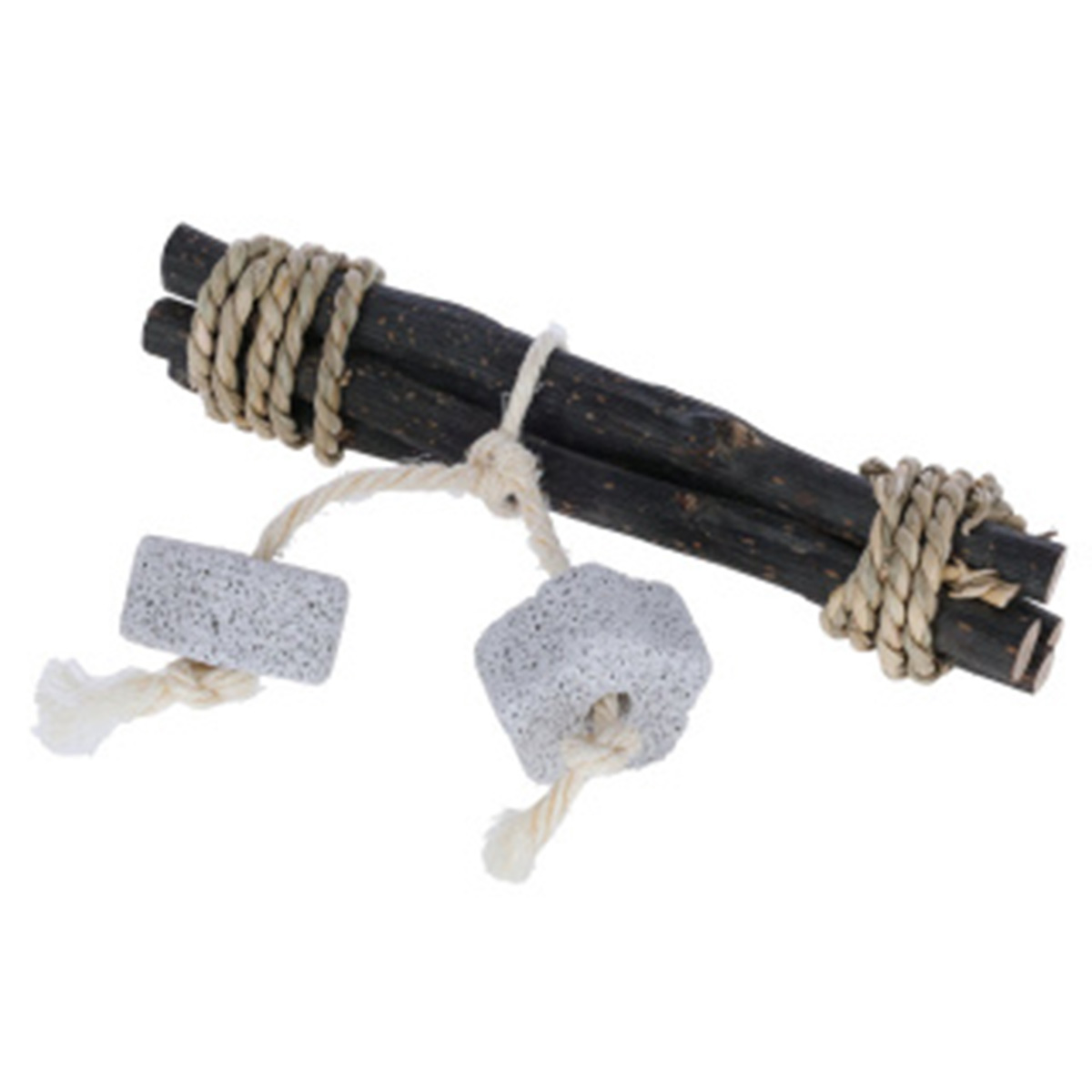 Kerbl Pet Spiel- und Knabberholz mit Lavastein