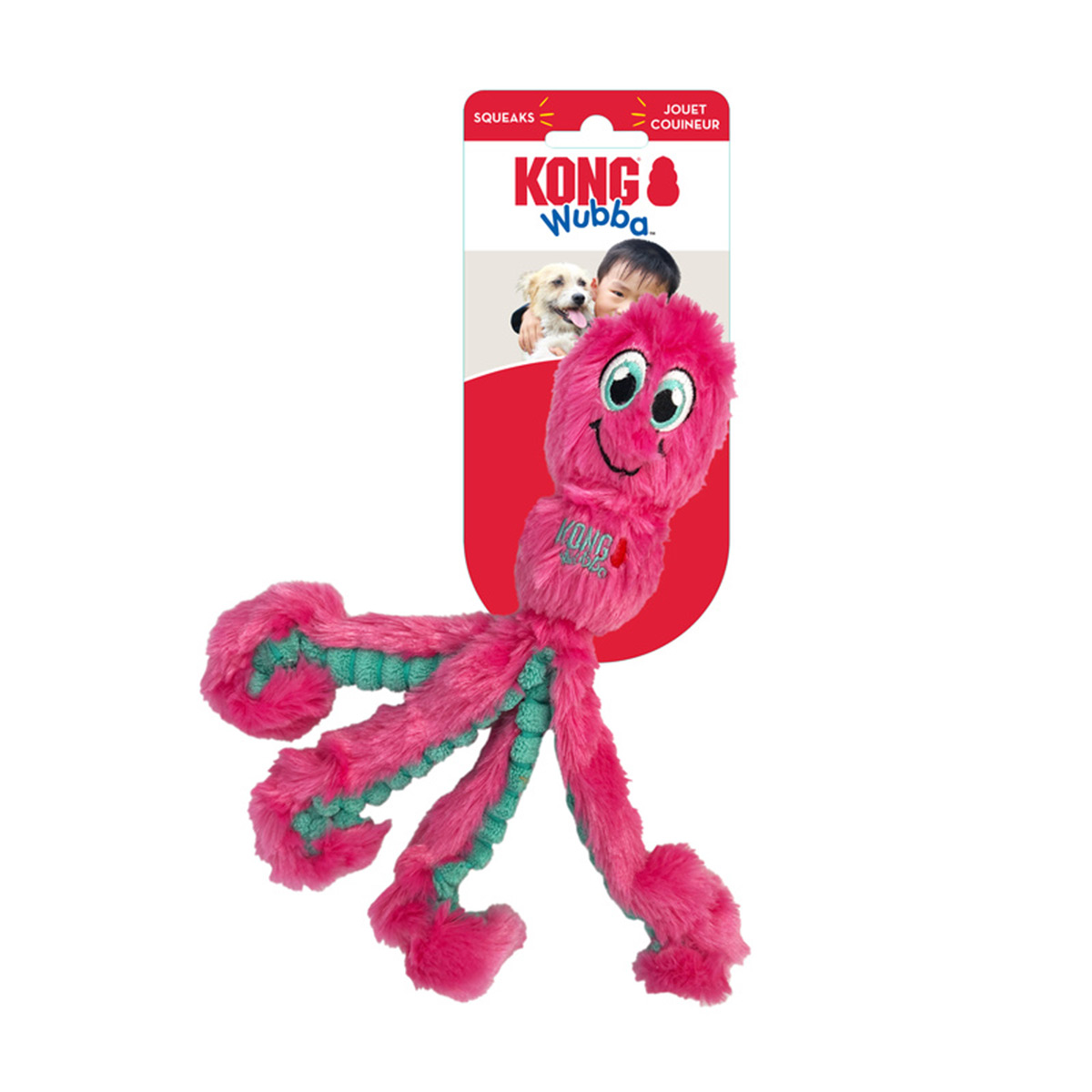 KONG Wubba Oktopus Hundespielzeug S