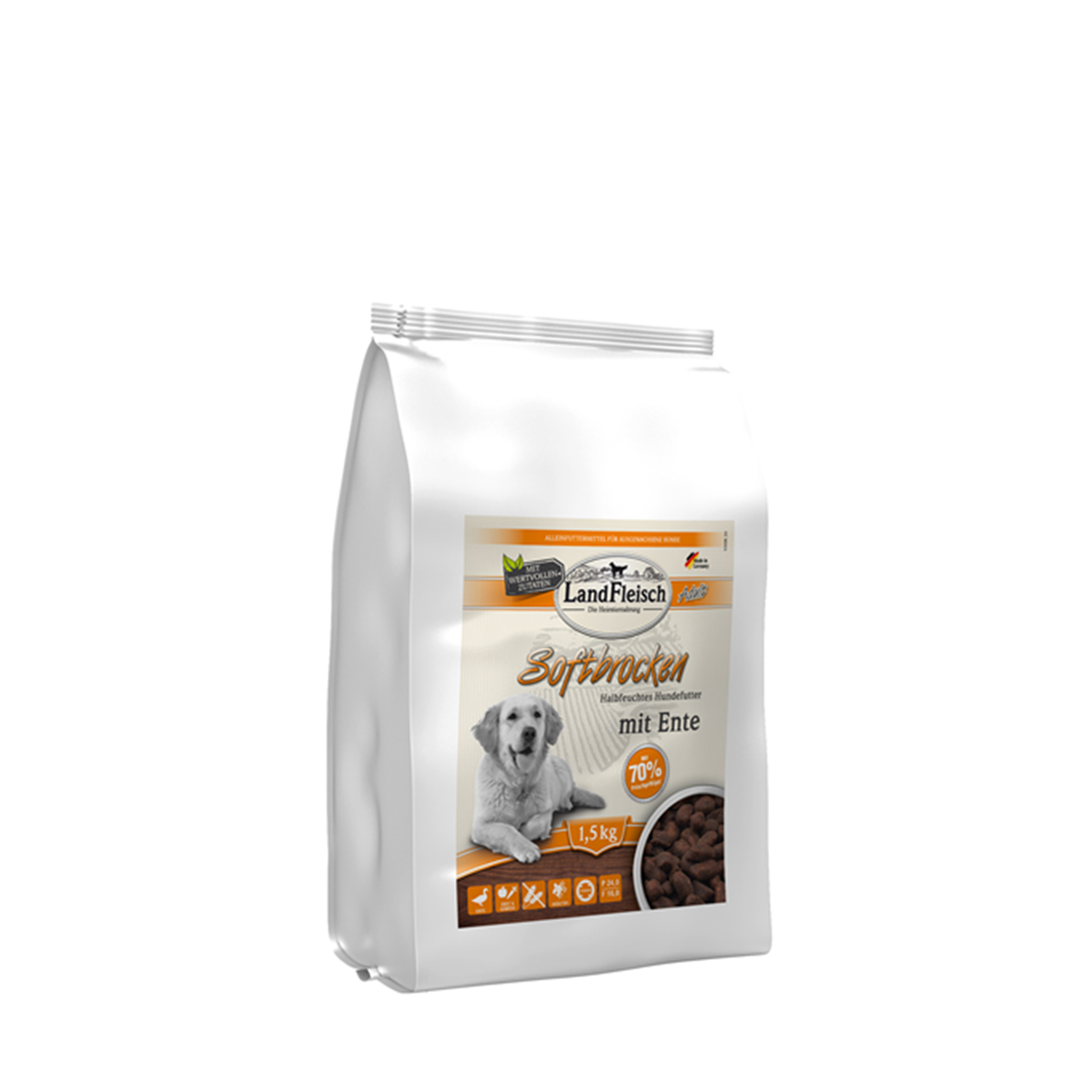 Landfleisch Dog Softbrocken mit Ente