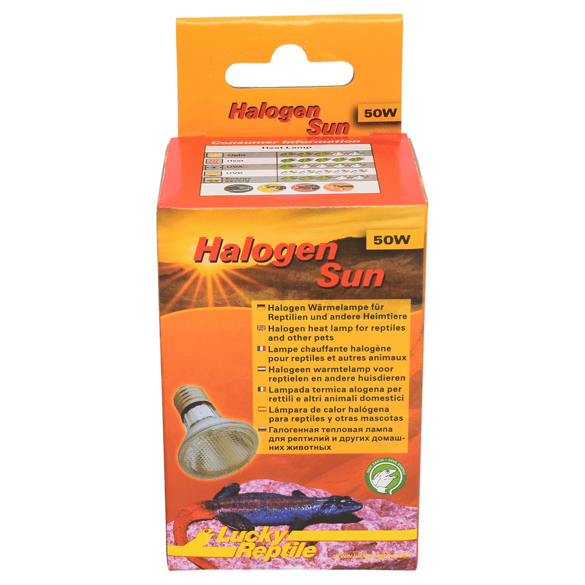 Lucky Reptile Halogen Sun E27