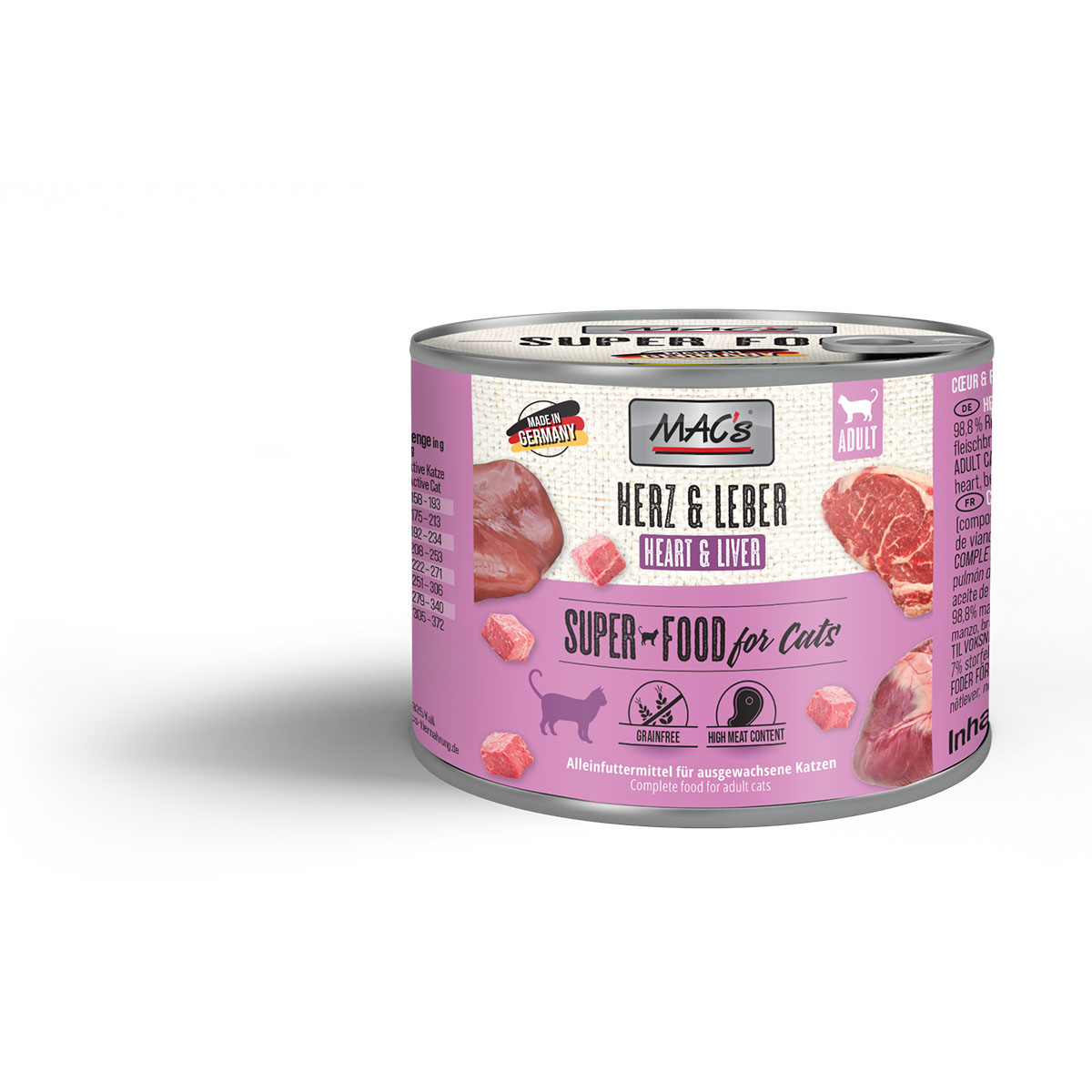 MAC's Cat Fleischmenü Herz und Leber