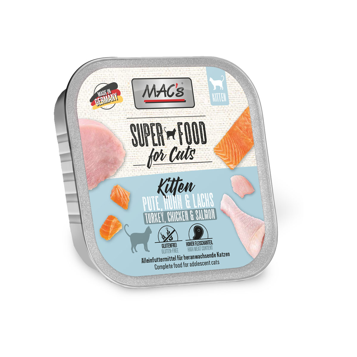 MAC's Cat Kitten Pute, Huhn &amp; Lachs