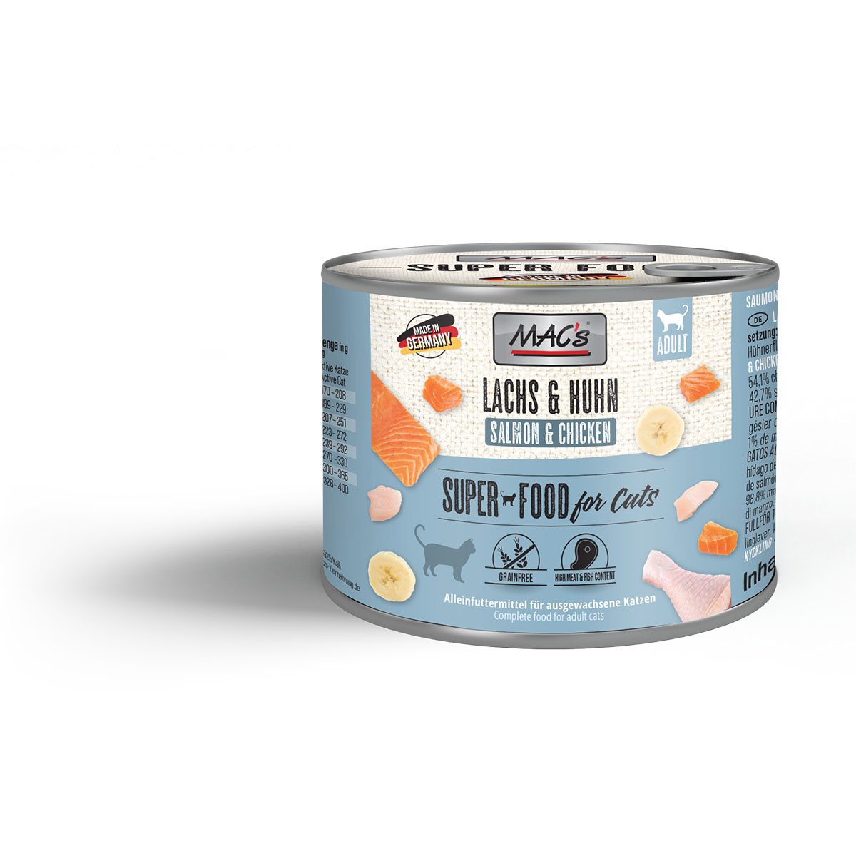 MAC's Cat Fleischmenü Lachs und Hühnchen