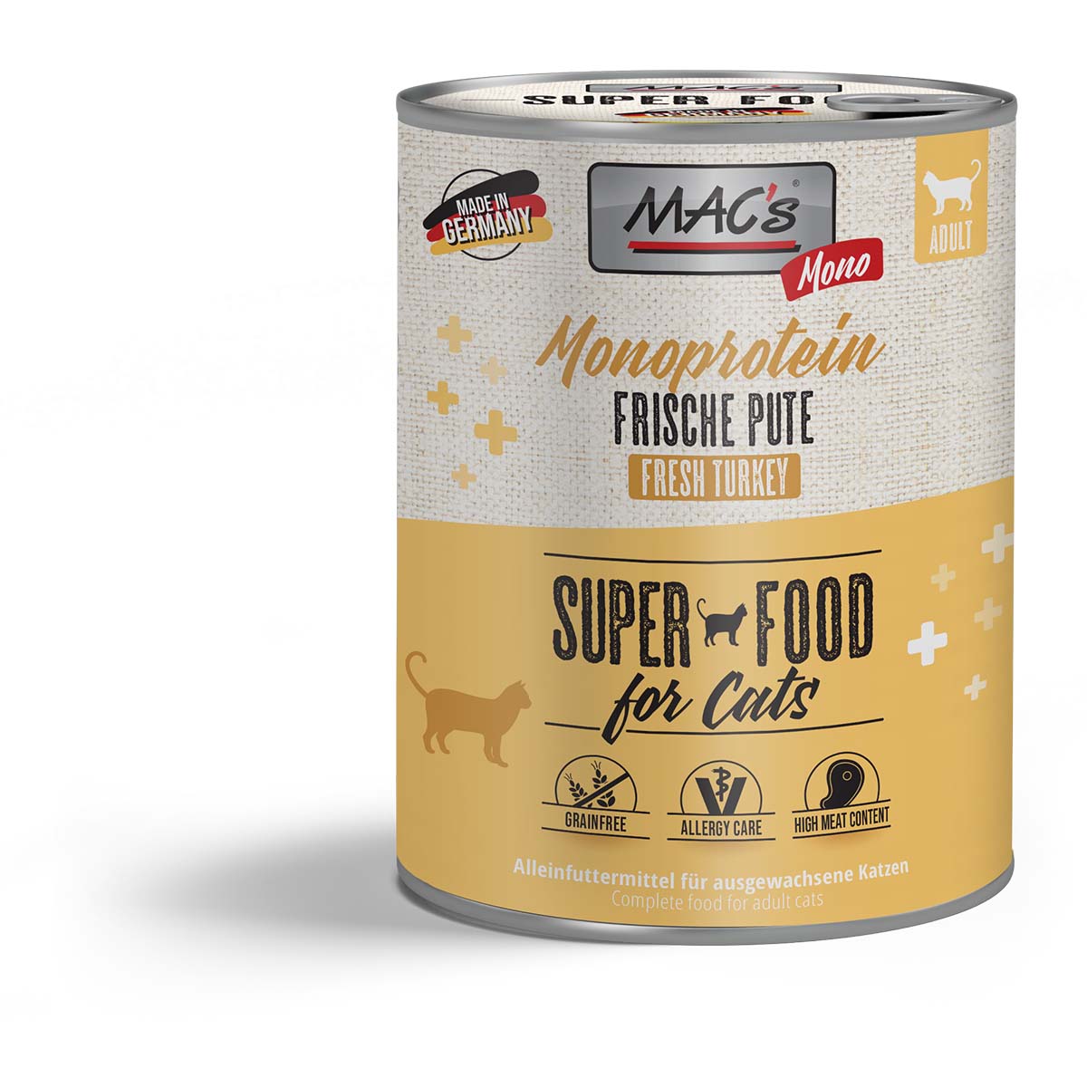 MAC's CAT Vetcare Mono Sensitive Pute