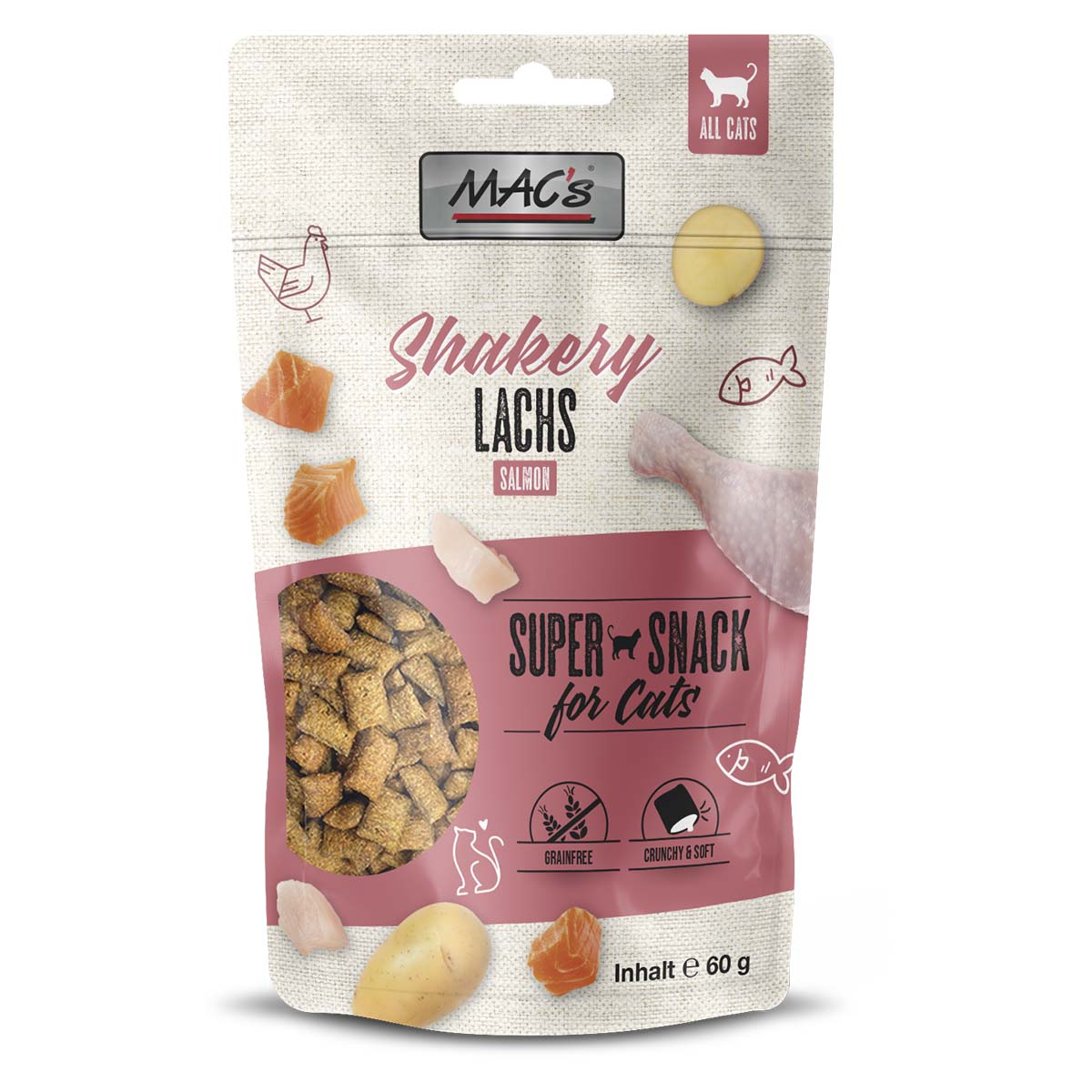 MAC's Cat Shakery Snacks Lachs
