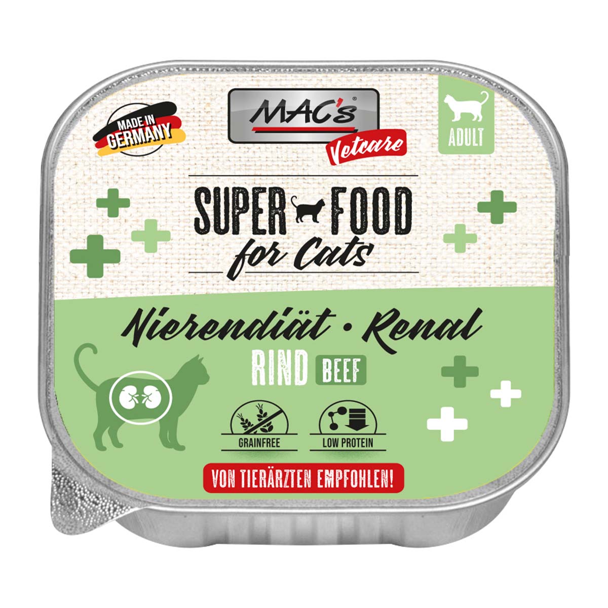 MAC's Cat Vetcare Rind Nierendiät