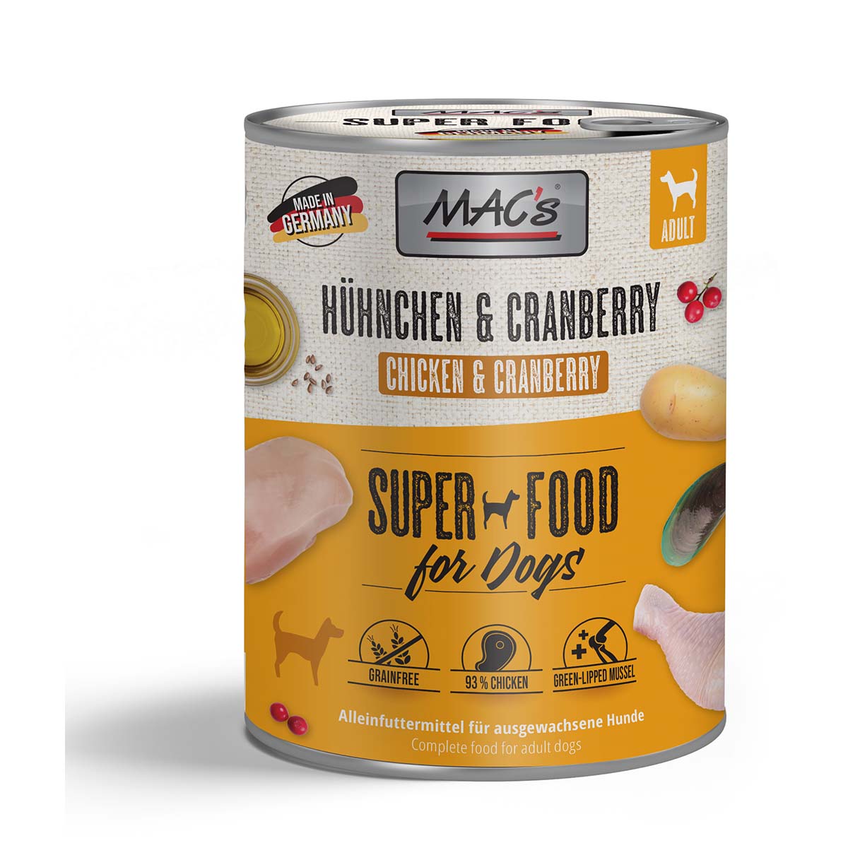 MAC's Dog Hühnchen und Cranberry