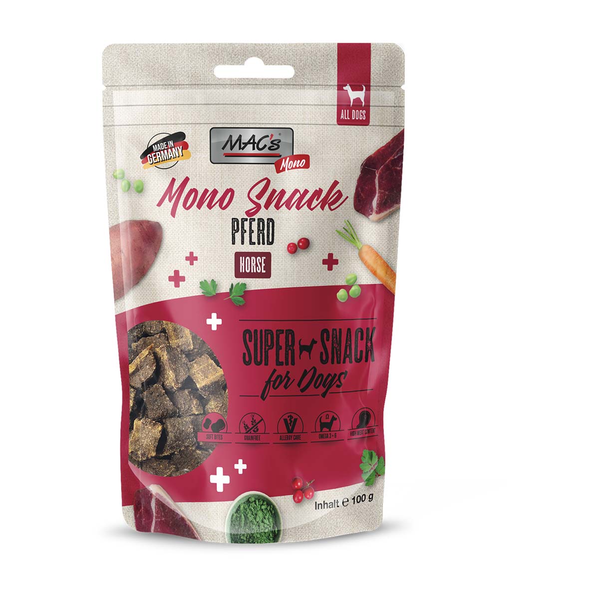 MAC's Dog Mono Snack Pferd