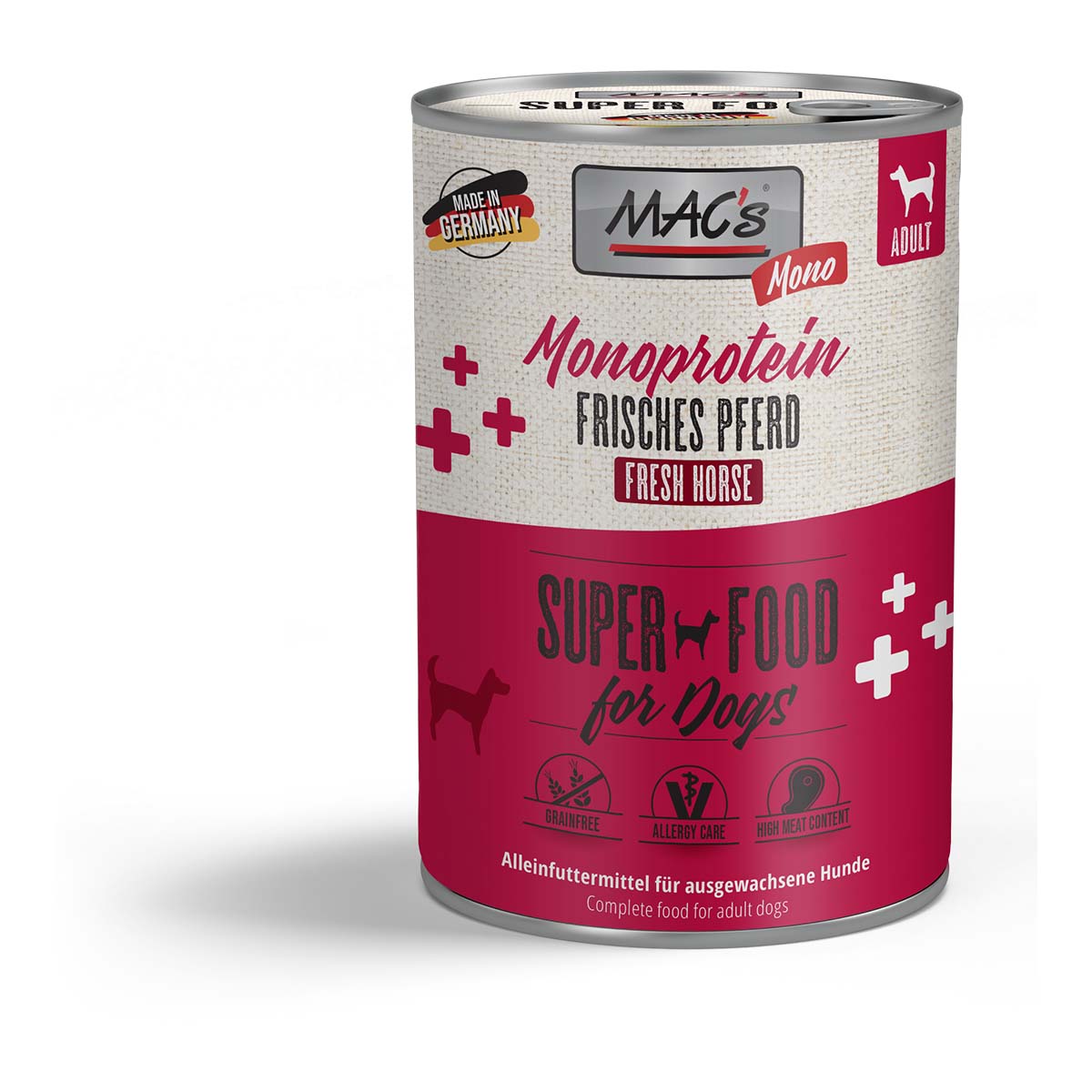MAC's DOG Monoprotein Frisches Pferd