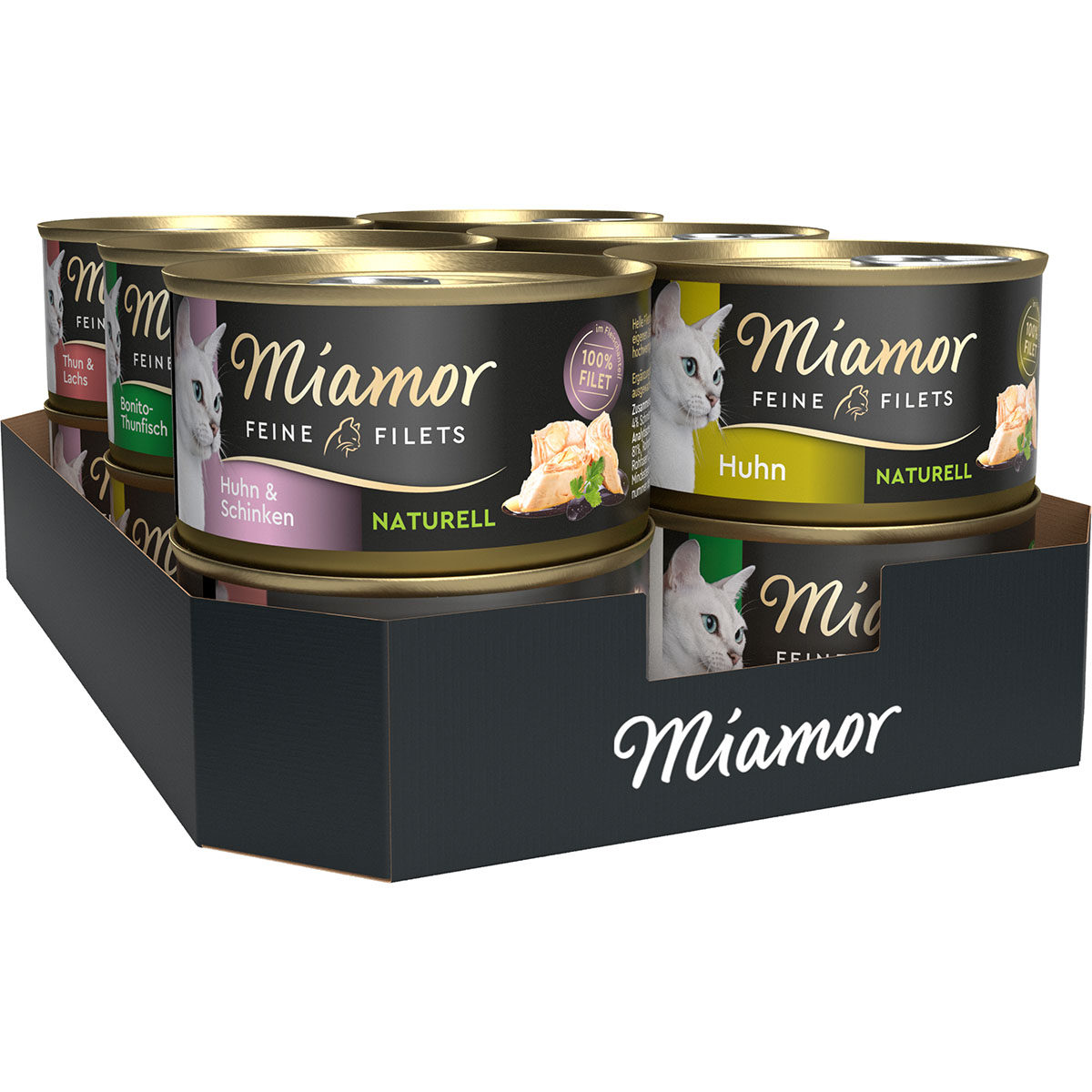 Miamor Feine Filets naturell Mixtray 2