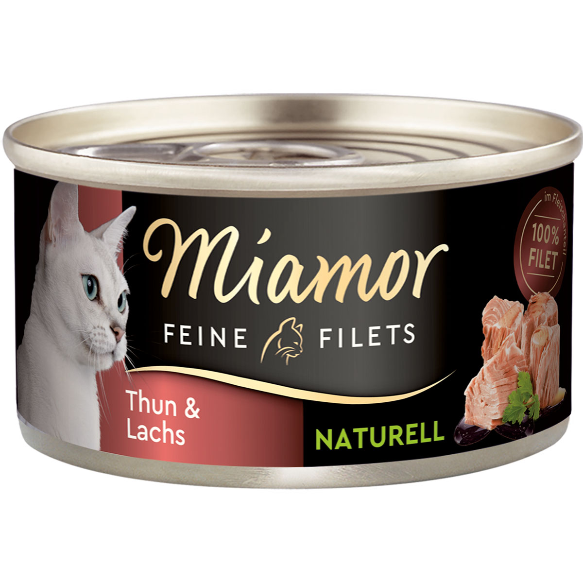 Miamor Feine Filets naturell Thun &amp; Lachs