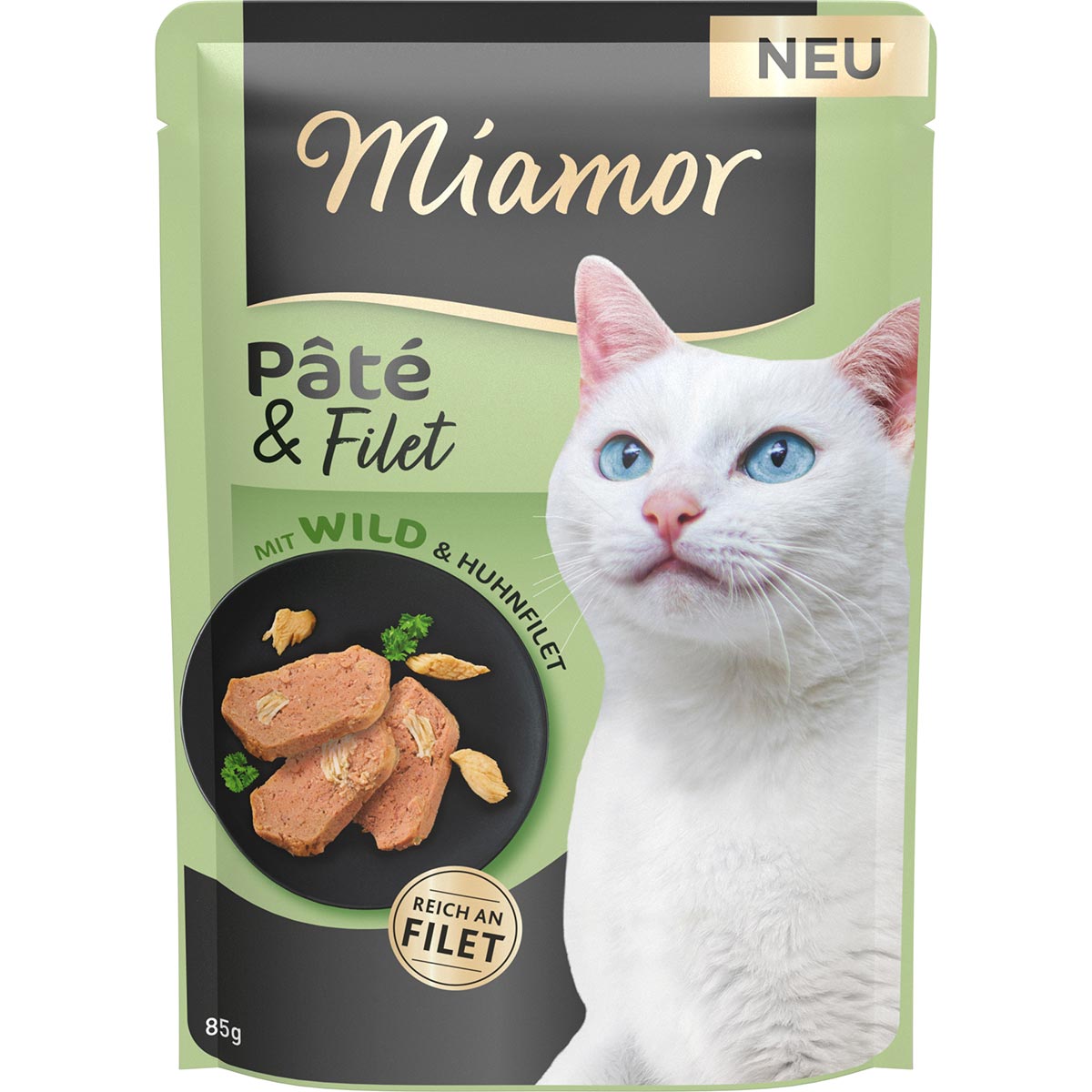Miamor Pate &amp; Filet mit Wild