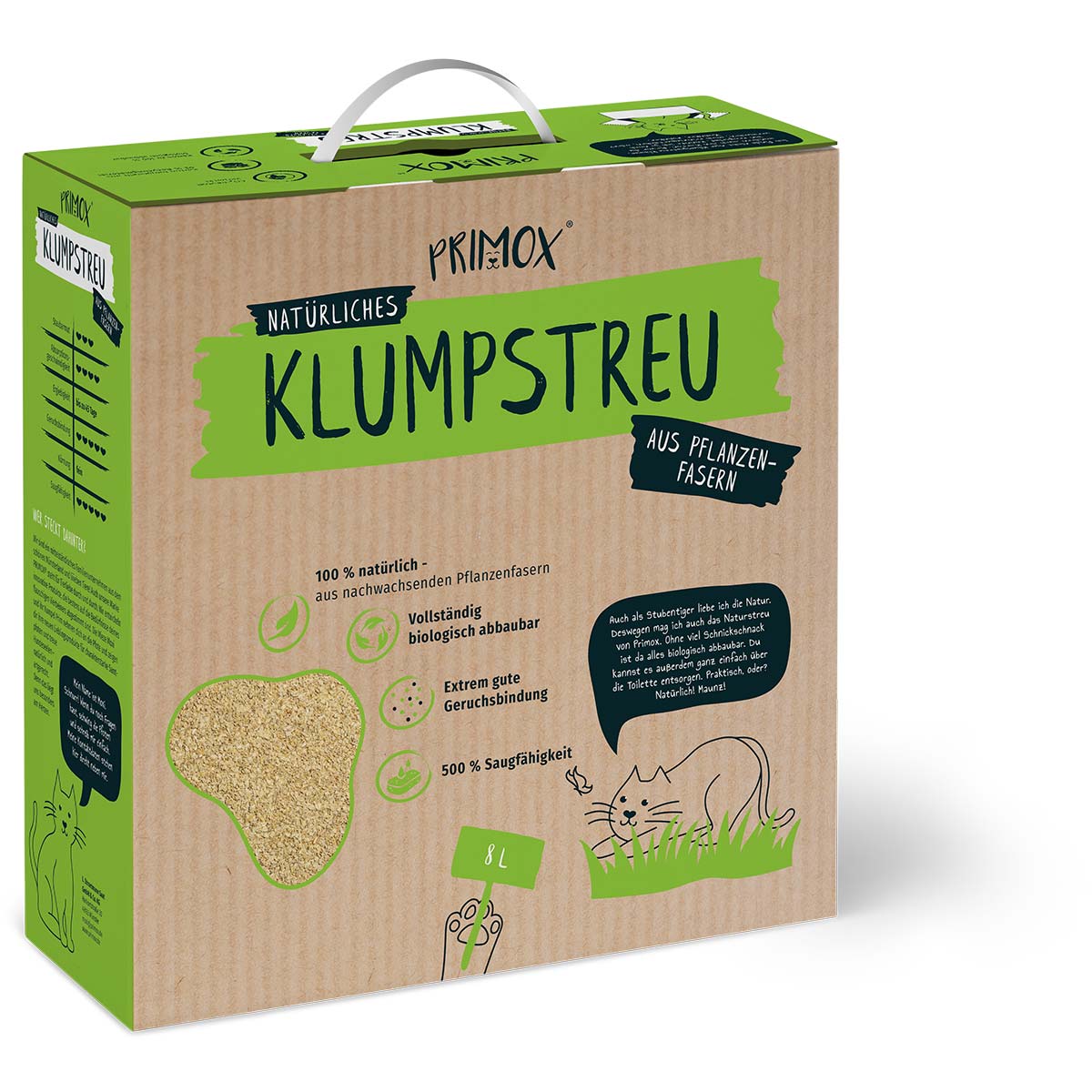 PRIMOX® Natürliche KLUMPSTREU aus Pflanzenfasern