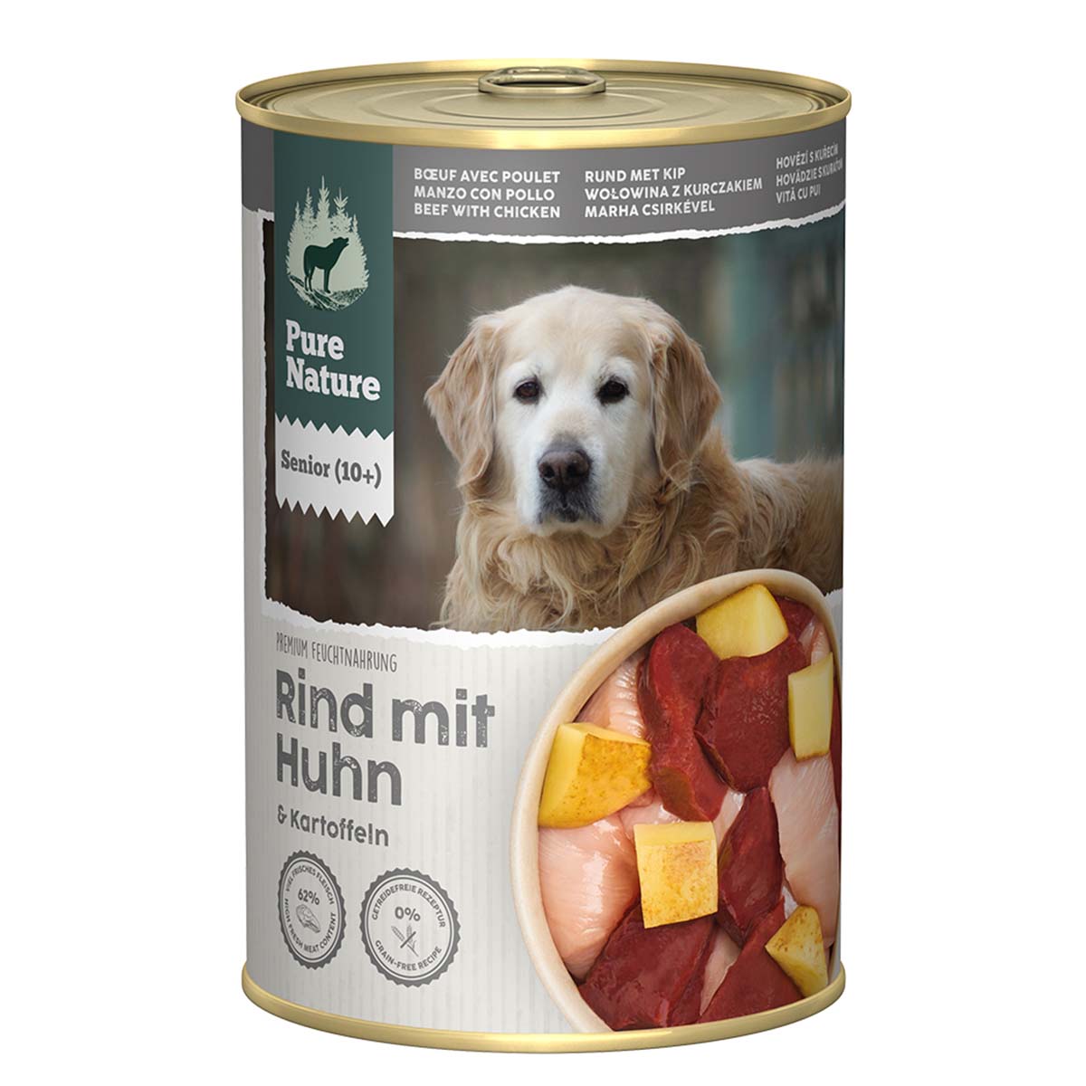 Pure Nature Hund SENIOR Rind mit Huhn
