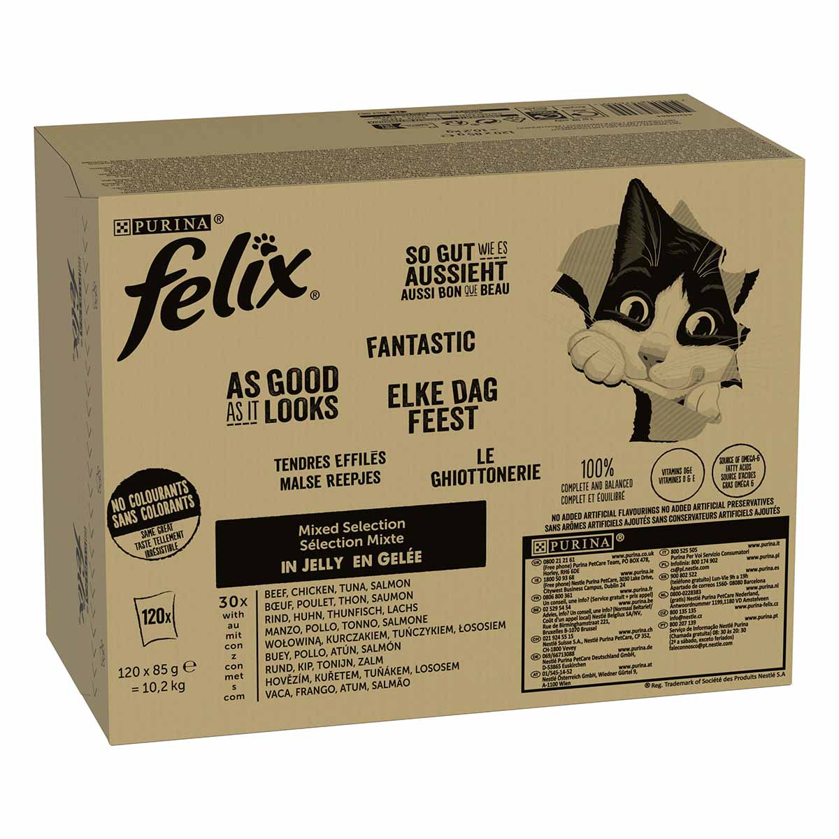 FELIX So gut wie es aussieht in Gelee Gemischte Vielfalt 120x85g