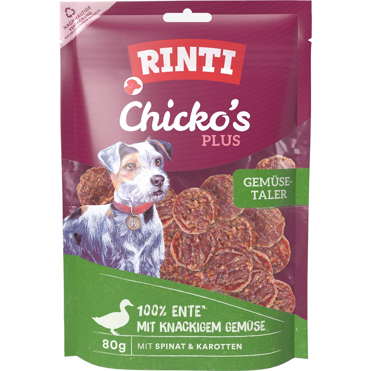 RINTI Chicko's Plus Gemüsetaler Ente