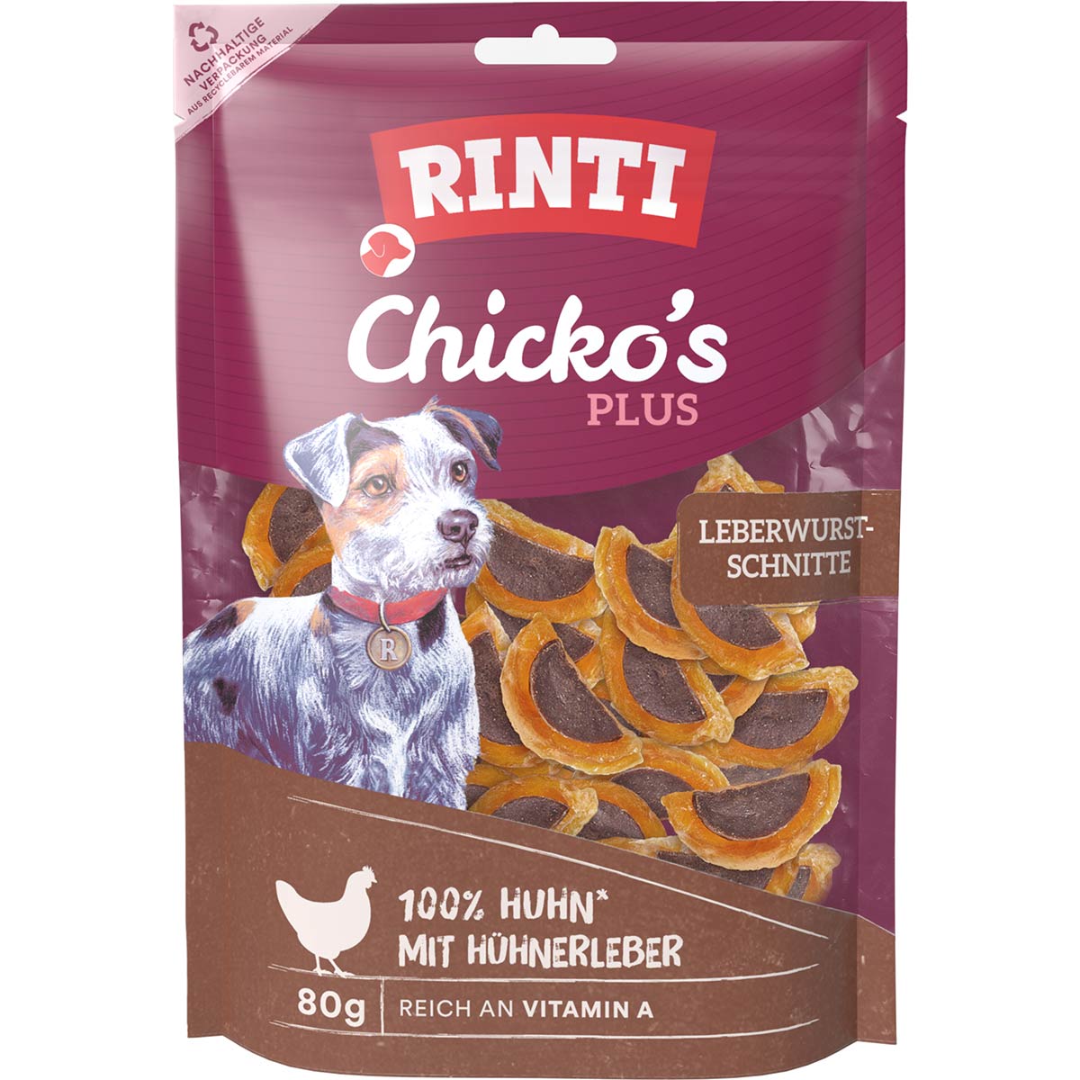 RINTI Chicko's Plus Leberwurstschnitte