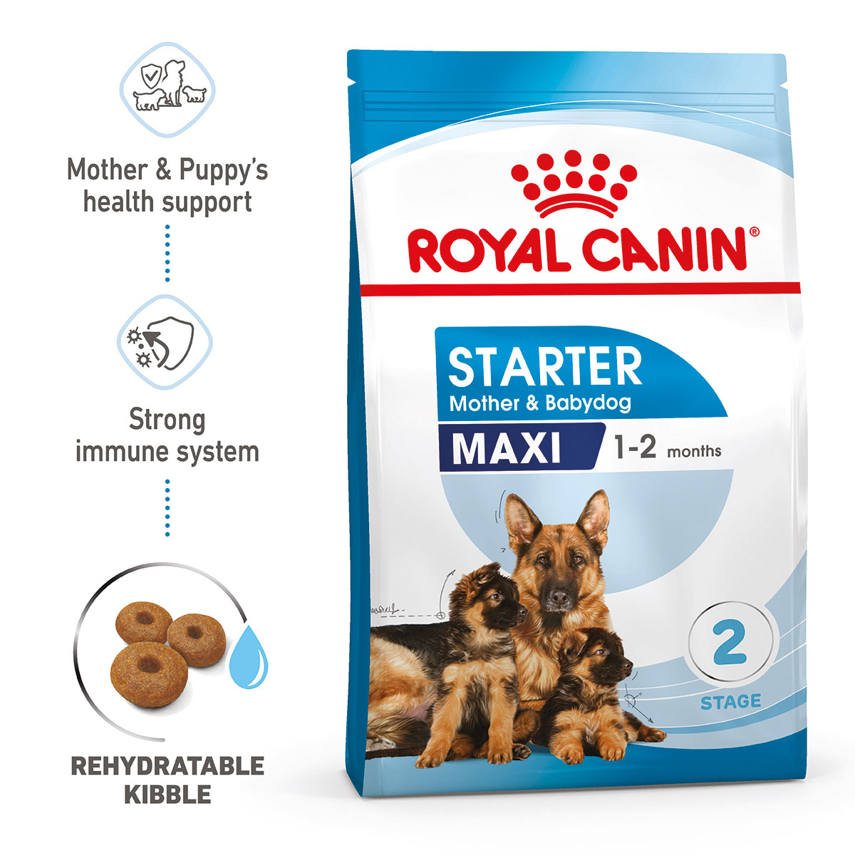 ROYAL CANIN MAXI Starter für tragende Hündin und Welpen großer Rassen