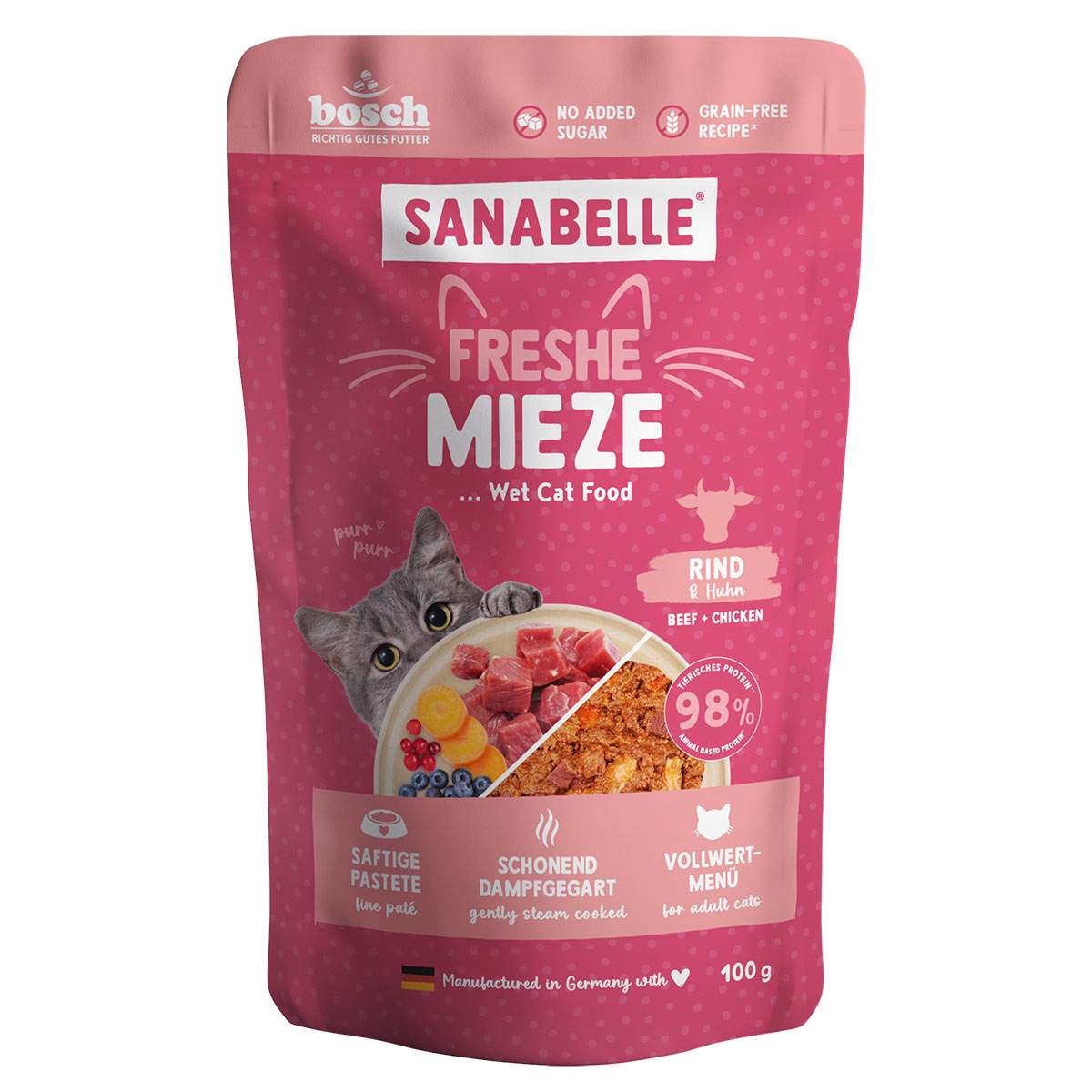 Sanabelle Freshe Mieze Rind &amp; Huhn