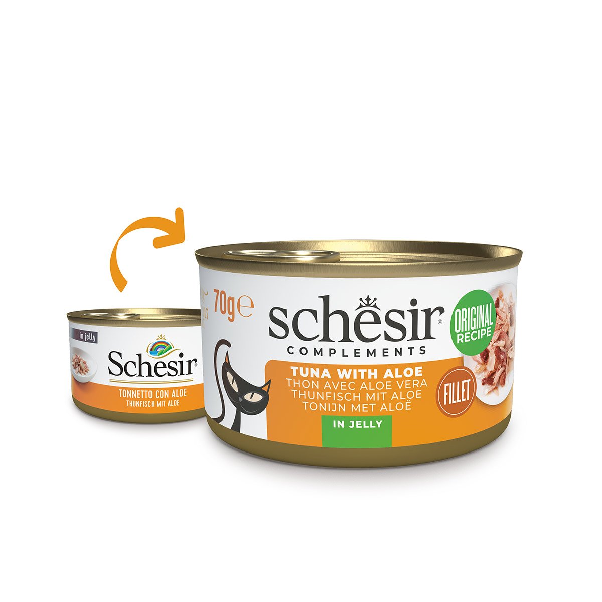 Schesir Cat Thunfisch mit Aloe in Jelly