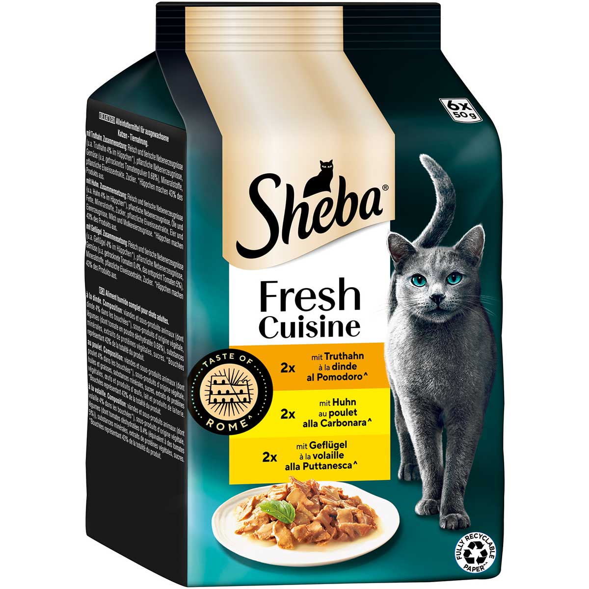 Sheba Fresh Cuisine Taste of Rome Truthahn, Huhn &amp; Geflügel
