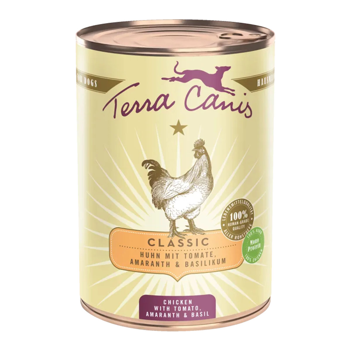 Terra Canis CLASSIC – Huhn mit Tomate, Amaranth und Basilikum 