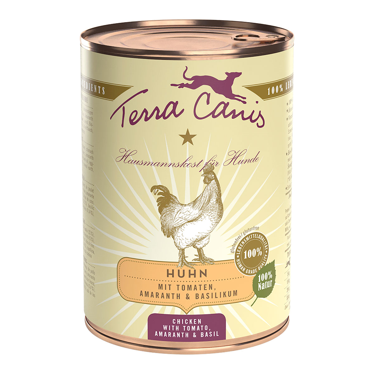 Terra Canis CLASSIC – Huhn mit Tomate, Amaranth und Basilikum 