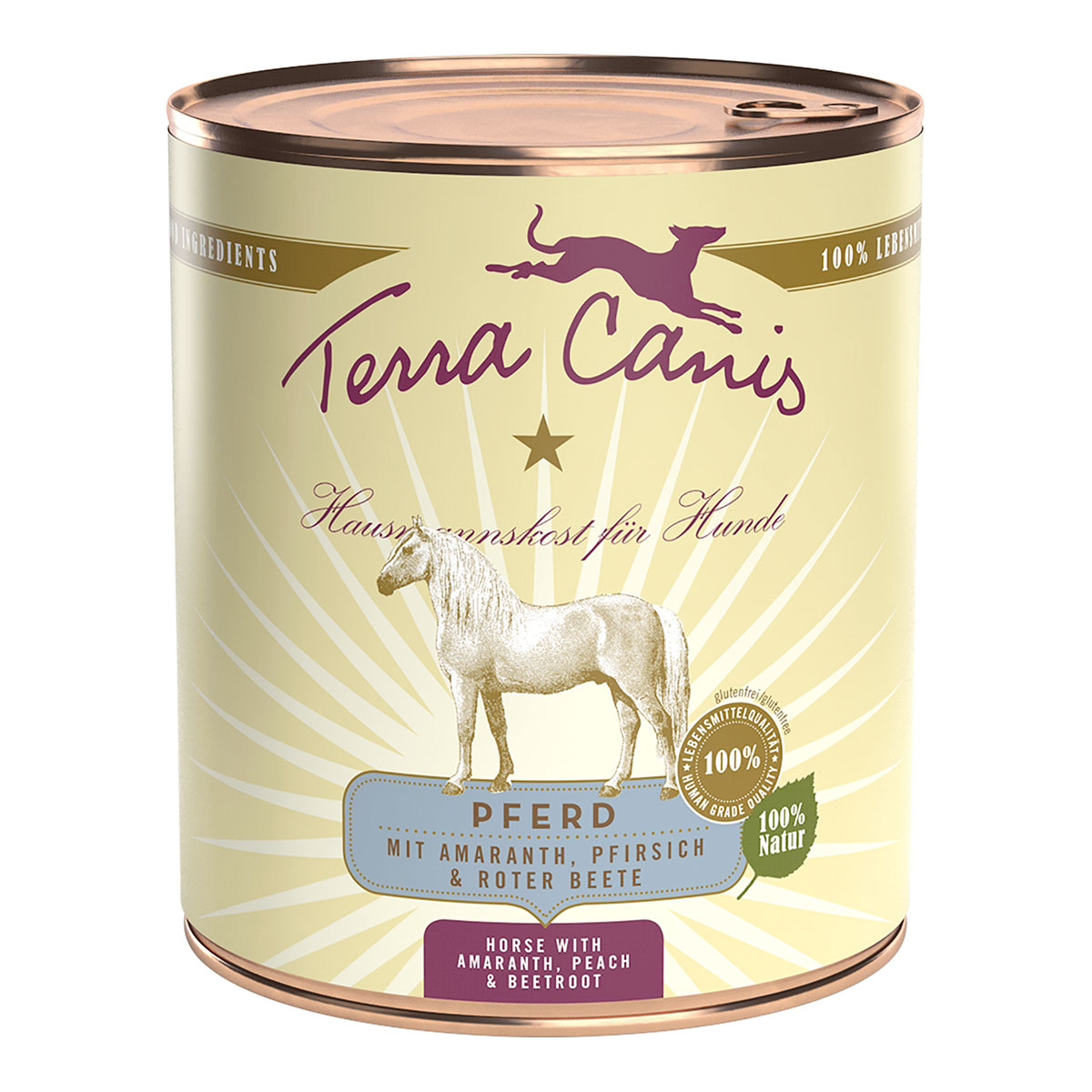 Terra Canis CLASSIC – Pferd mit Amaranth, Pfirsich und Roter Bete  