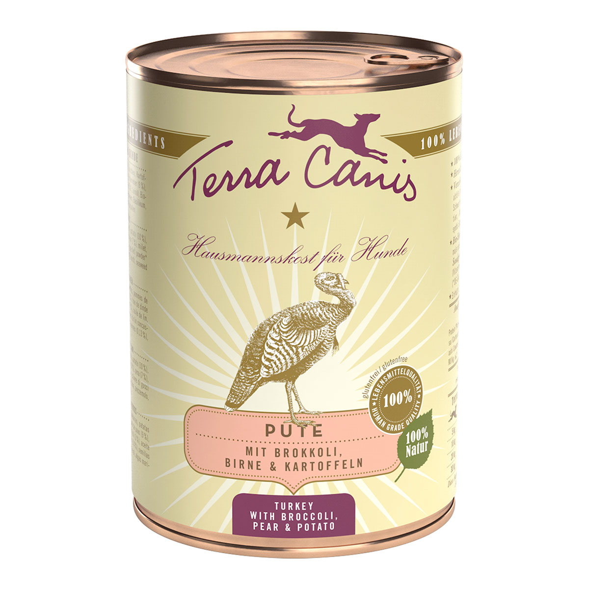 Terra Canis CLASSIC – Pute mit Brokkoli, Birne und Kartoffel 