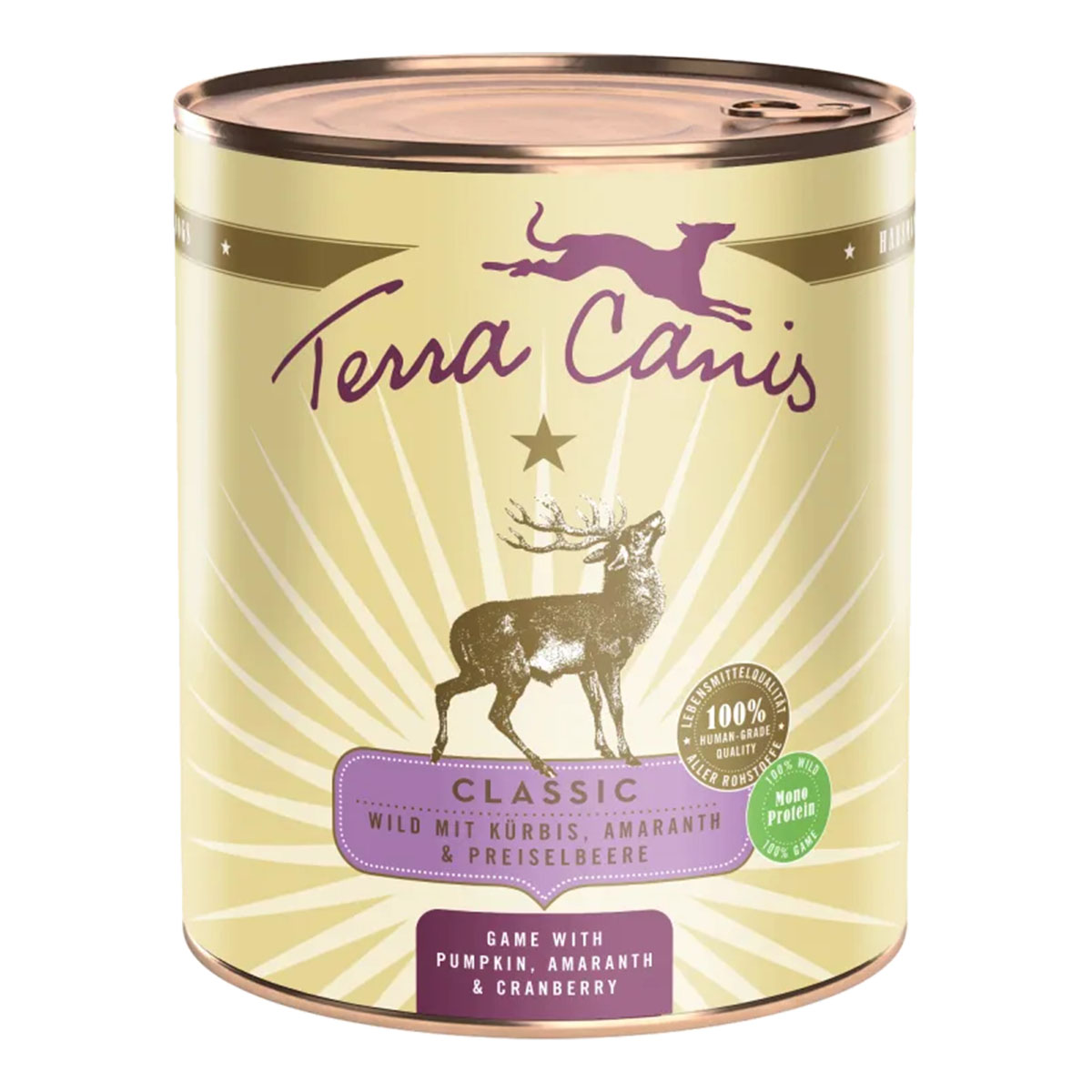 Terra Canis CLASSIC – Wild mit Kürbis, Amaranth und Preiselbeere 