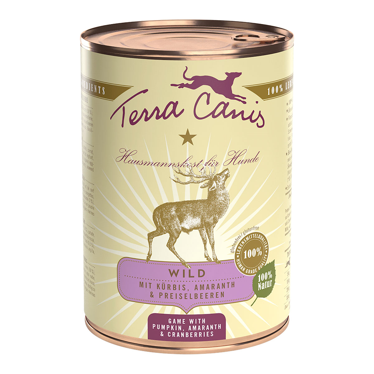 Terra Canis CLASSIC – Wild mit Kürbis, Amaranth und Preiselbeere 