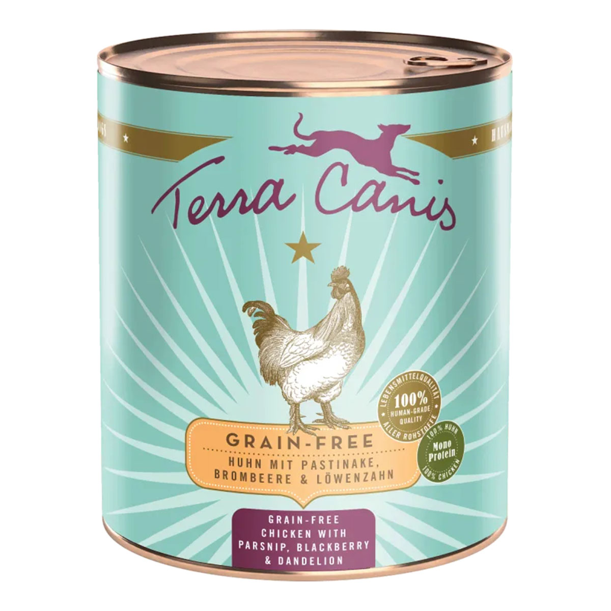 Terra Canis getreidefrei Huhn mit Pastinaken, Brombeeren und Löwenzahn